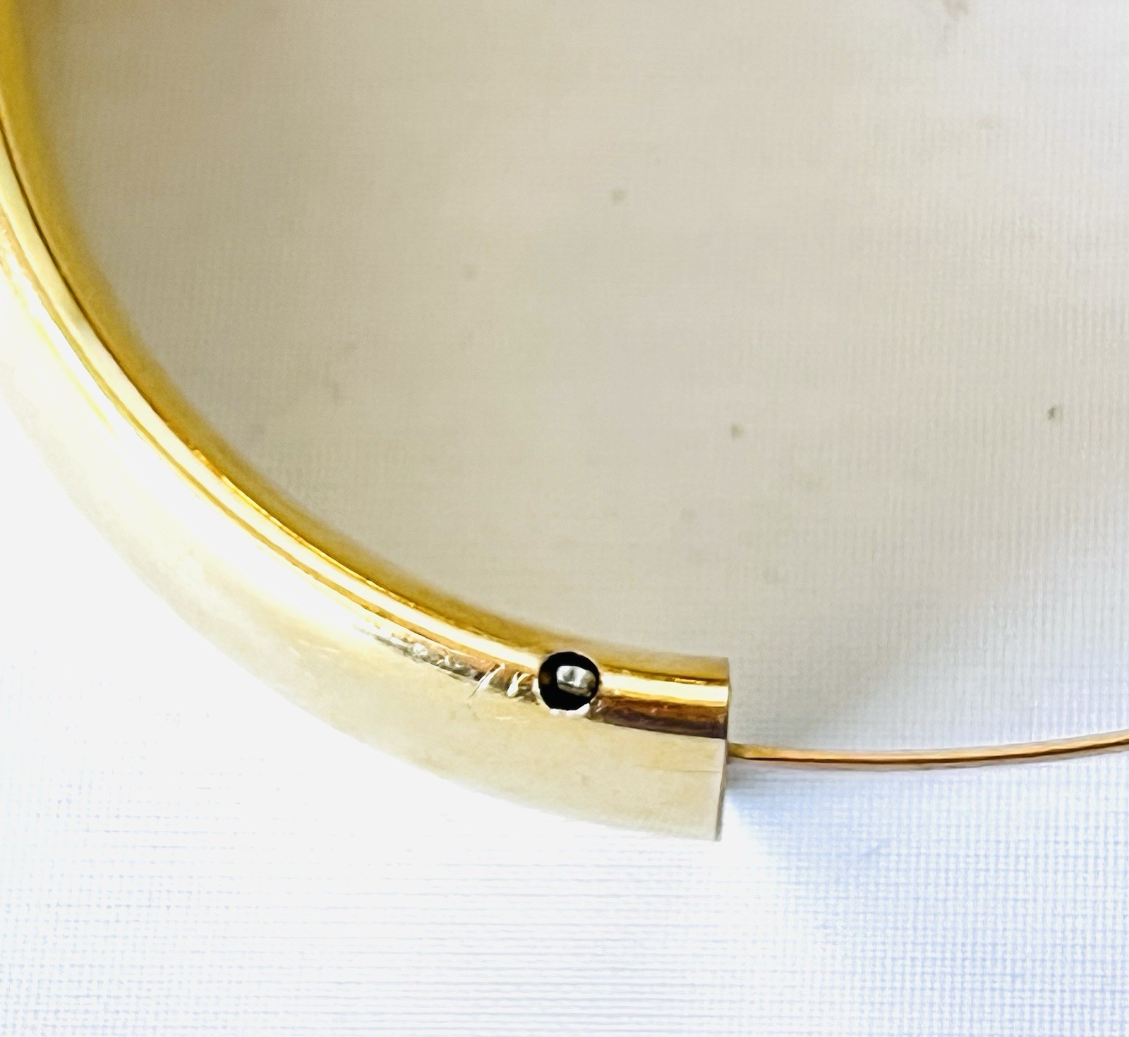 Vintage Gold Filled Etched Hinged Bangle Bracelet Victorian 1/20 12 K Gold