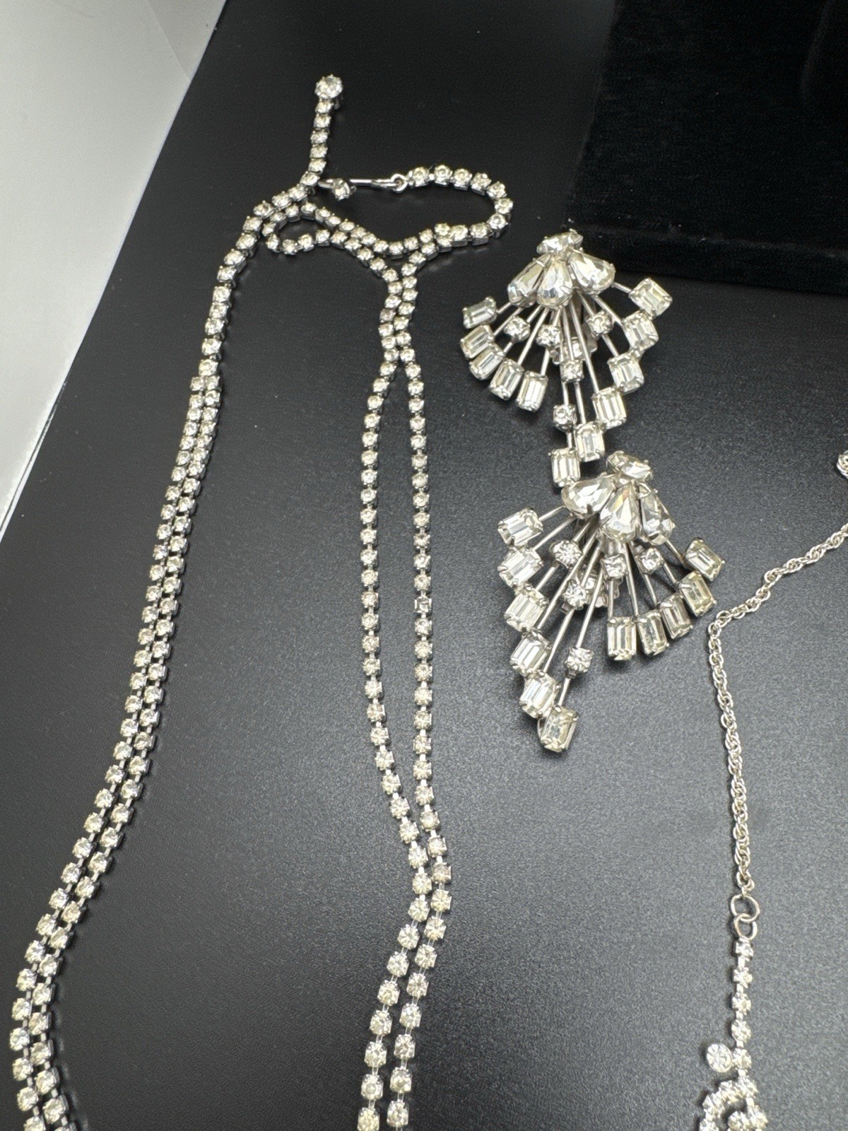 Vintage Weiss Sarah Coventry Rhinestone Jewelry Lot Signed Mixed Pieces