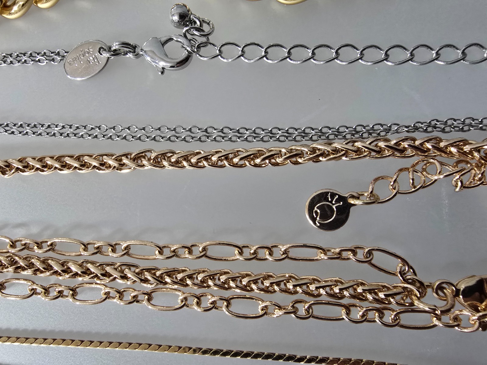 Mixed Metals Materials Gold and Silver Tone all Signed