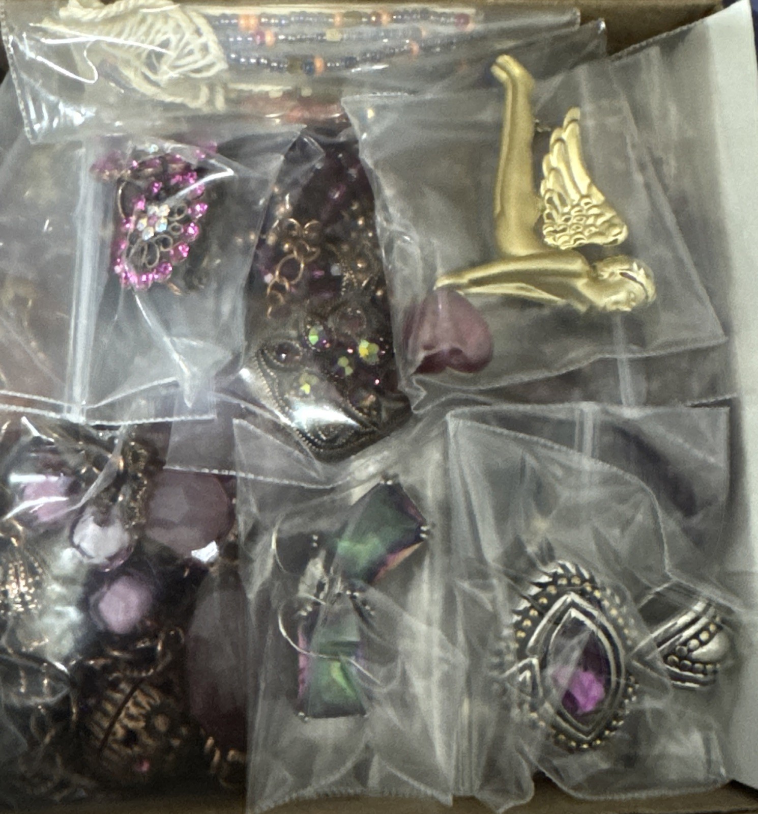 1/2 Pound Vintage To Modern Fashion Mystery JEWELRY Lot All Wearable