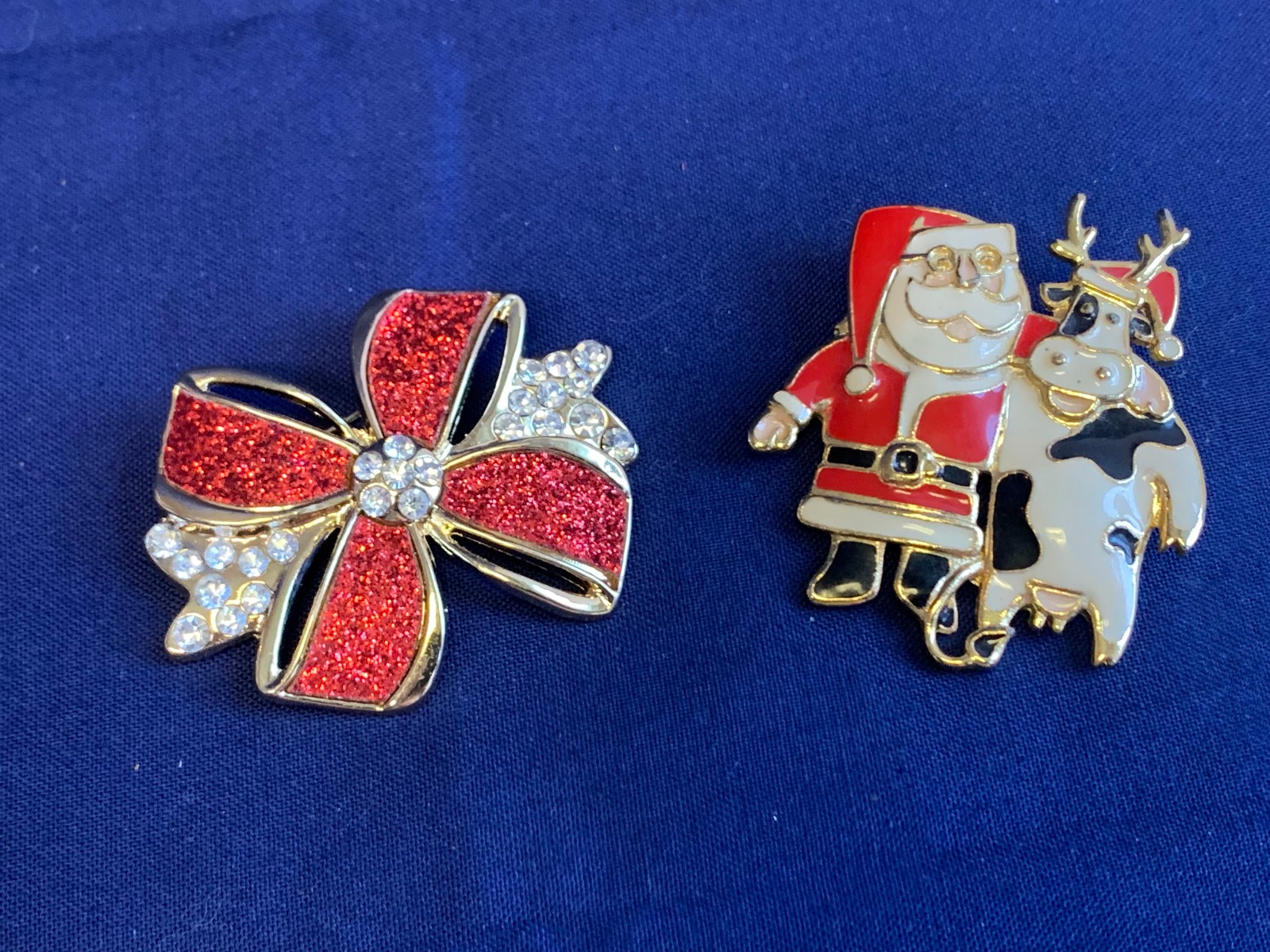 Vtg Christmas Brooch Lot Berebi Monet Gerrys Avon Jacmel Jewelry Scatter Pins