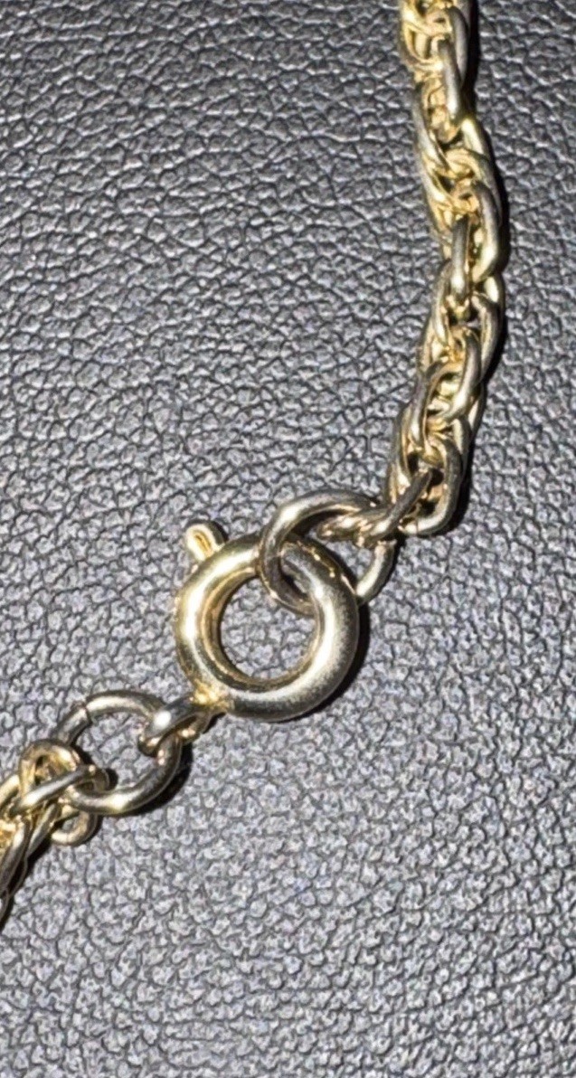 Gold Tone Brooch Or Wear As A Necklace With Gold Tone Necklace