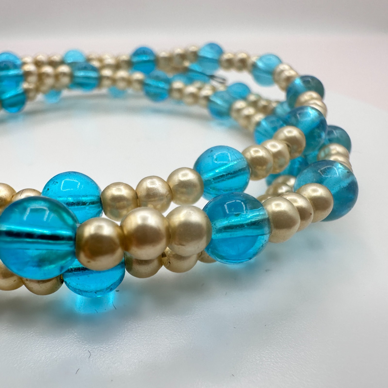 Vintage Y2K Multi Strand Wrap Beaded Bracelet Retro Women’s Classic Jewelry