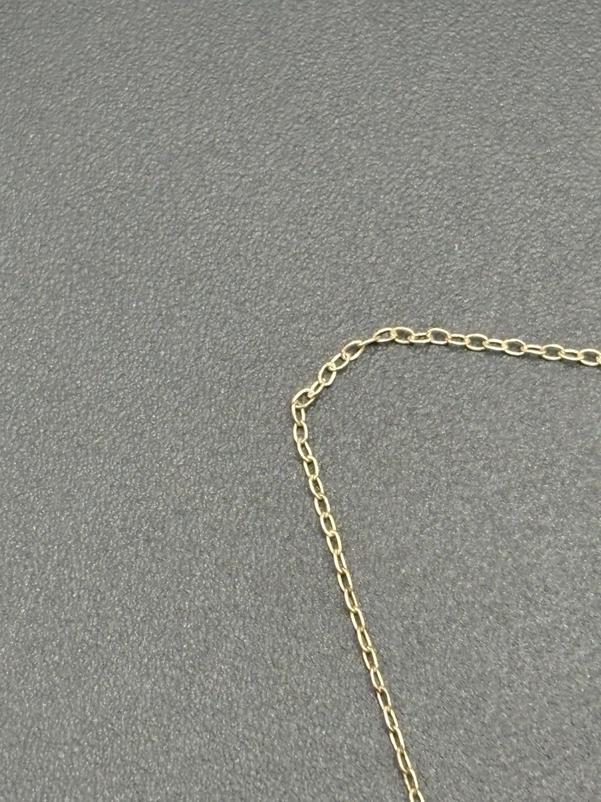 Vintage 18″ Sterling Silver Blue Opal Wave Pendant Necklace E5