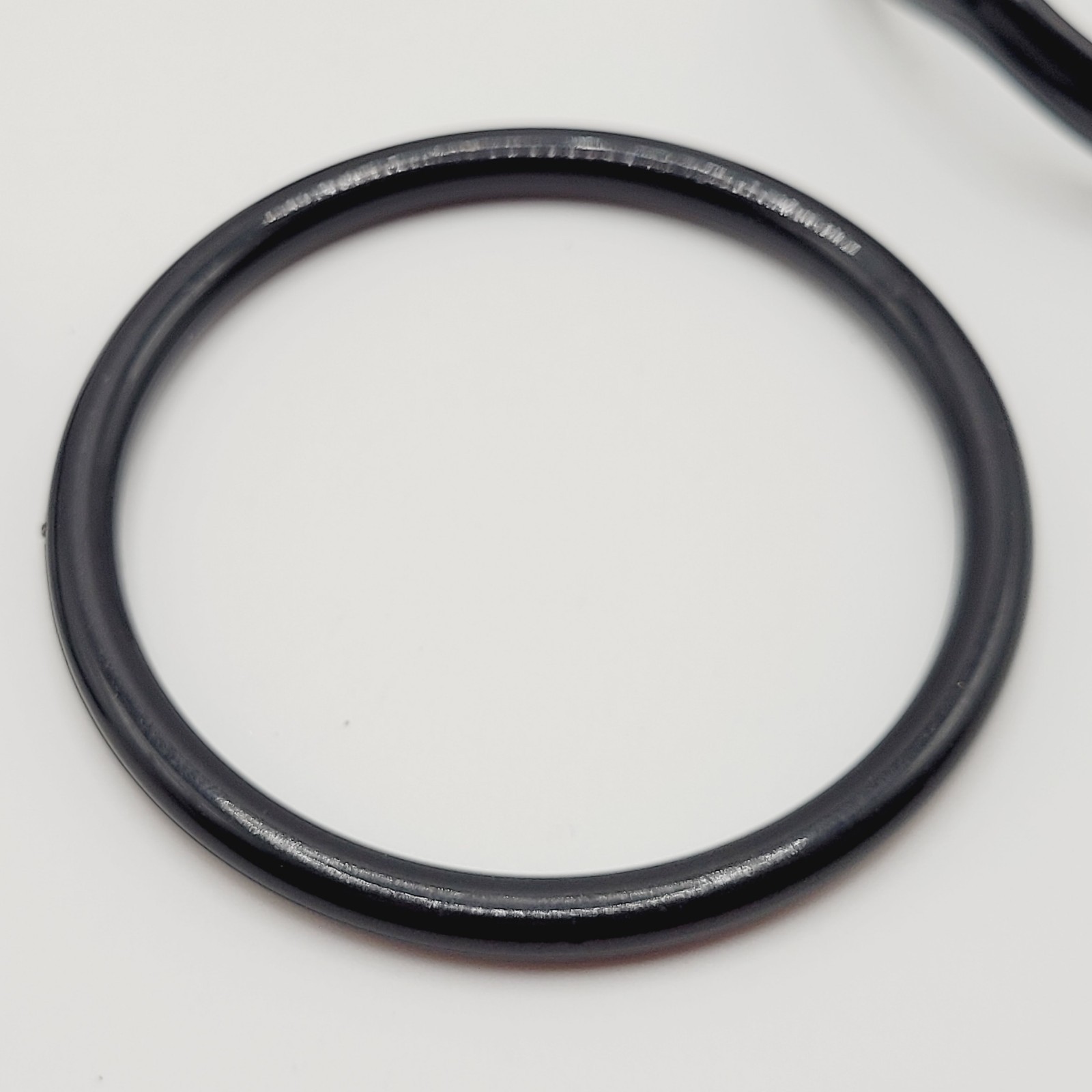 5 Black Color Different Shape Size Bangle Bracelet Retro Style Vintage 1980s