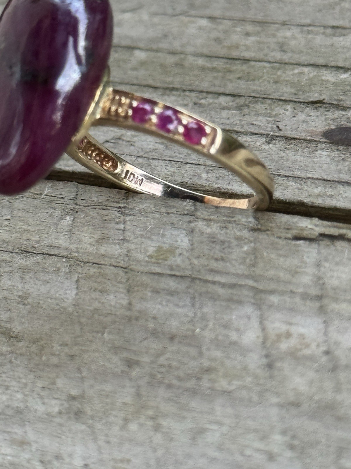 Natural Ruby ring MDI sterling silver 925