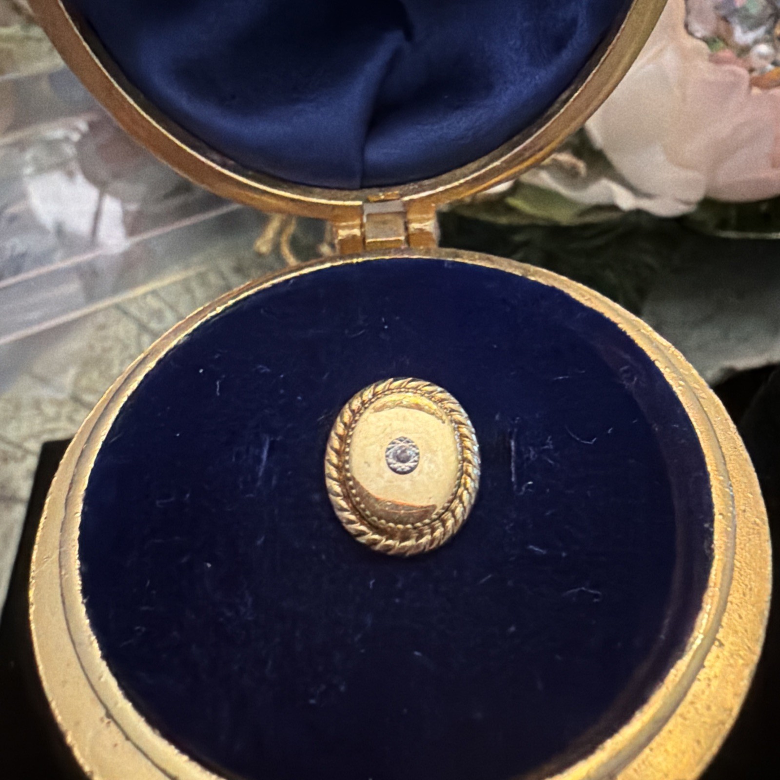Victorian Diamond Lapel Pin