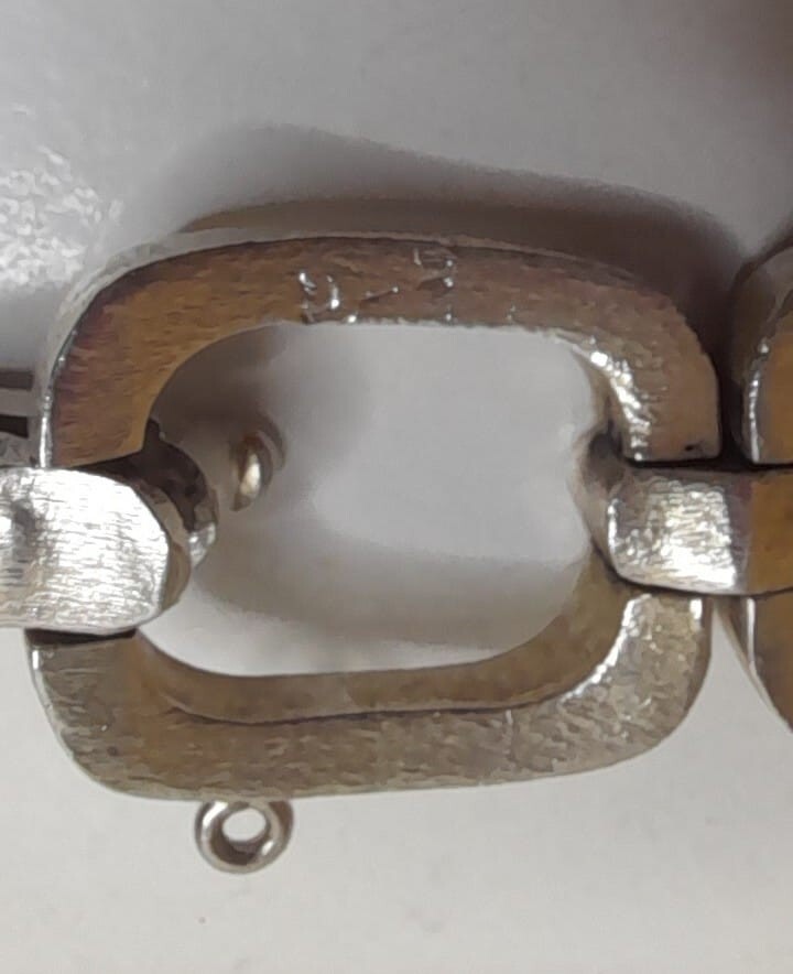 Beautiful vintage stamped silver 925 bracelet, solid last 64 grams square links