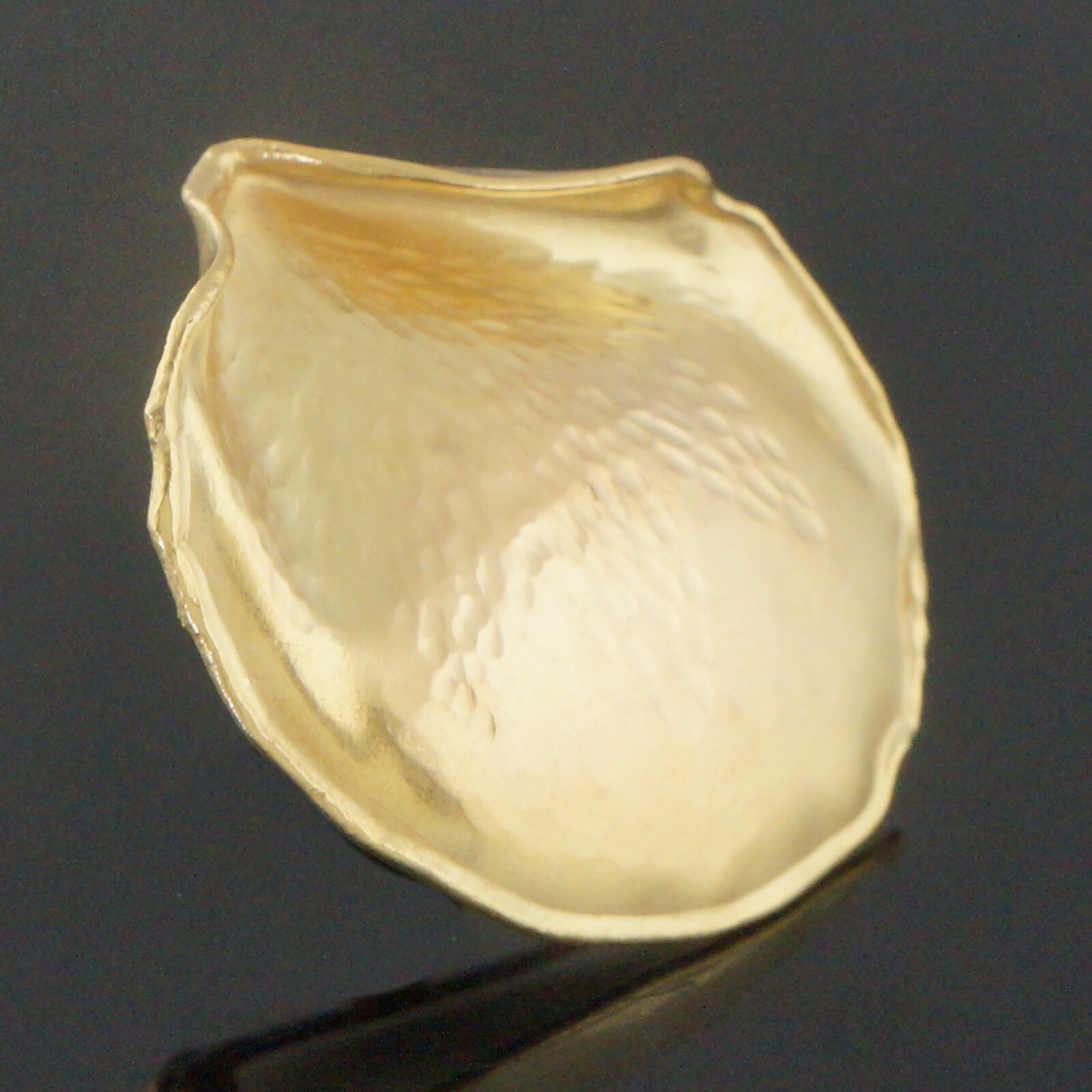 Tiffany & Co. Angela Cummings Solid 18K Yellow Gold Rose Petal Pin, Brooch