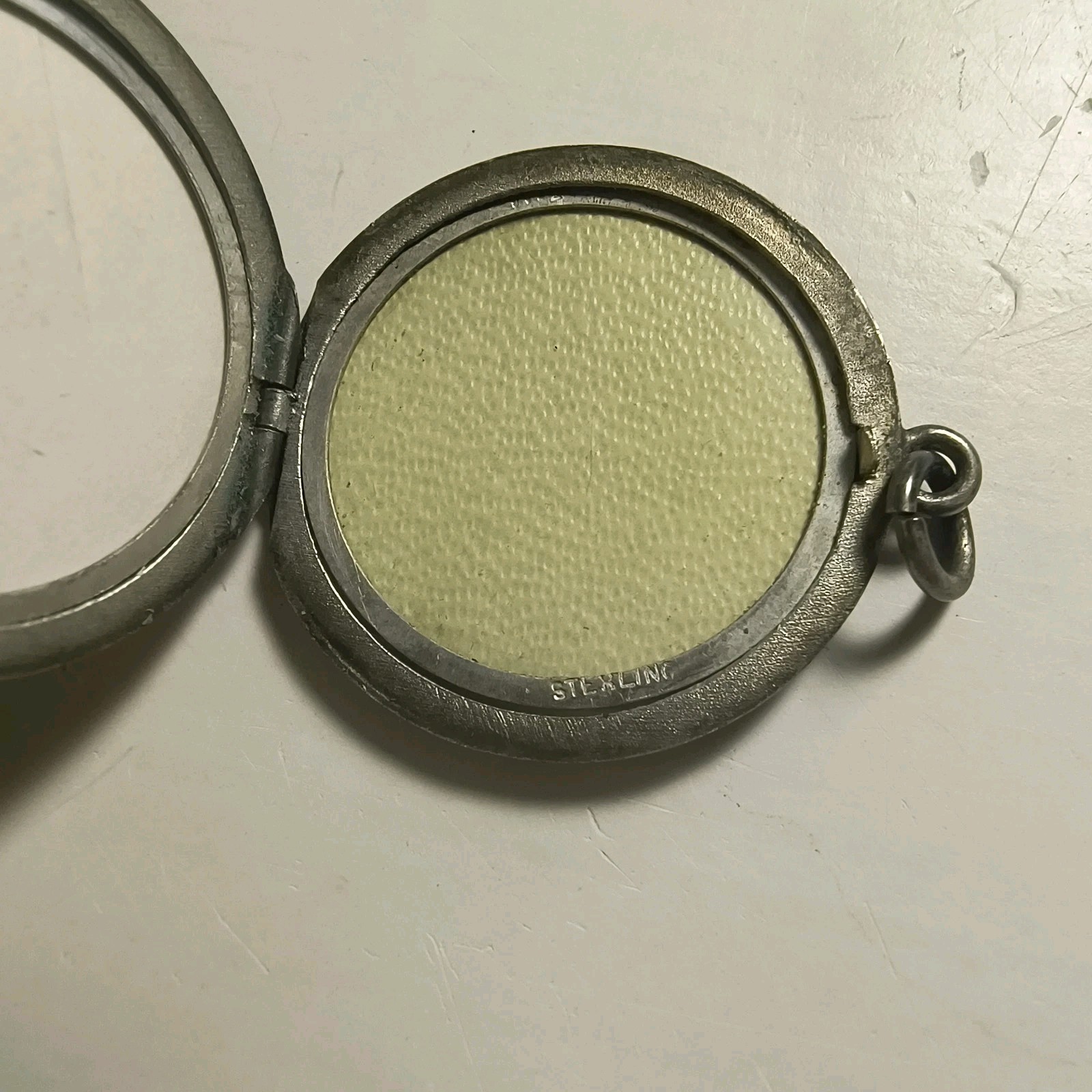 Antique Unger Brother Style Serling Silver Locket Pendant Art Nouveau W.N. CO