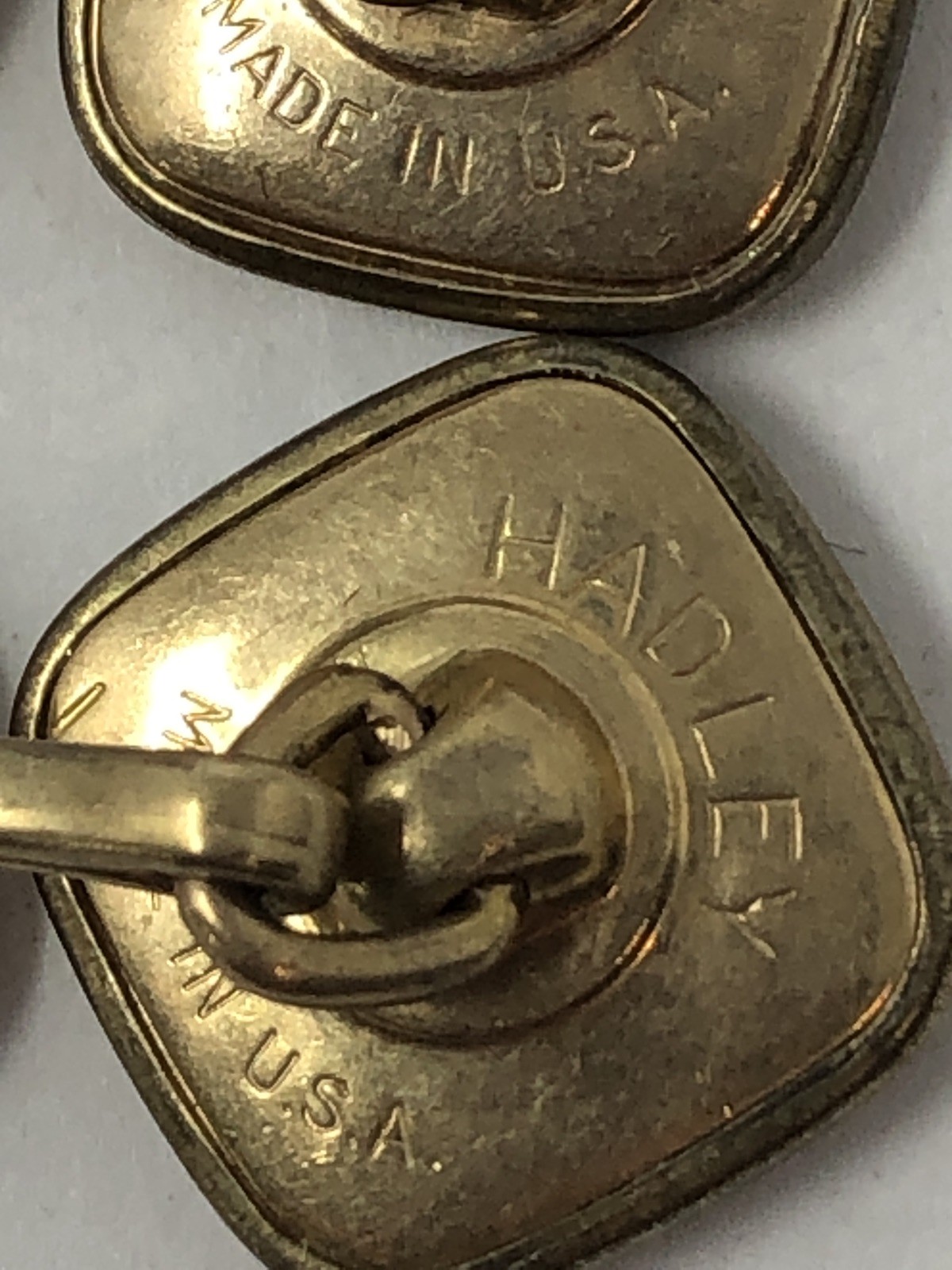 Hadley Abalone Cufflinks Square .5 inch – Vintage