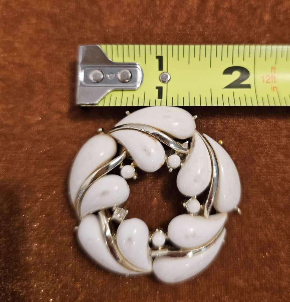 3 Pair of Clip or Screw Back Vintage Earrings and Brooch