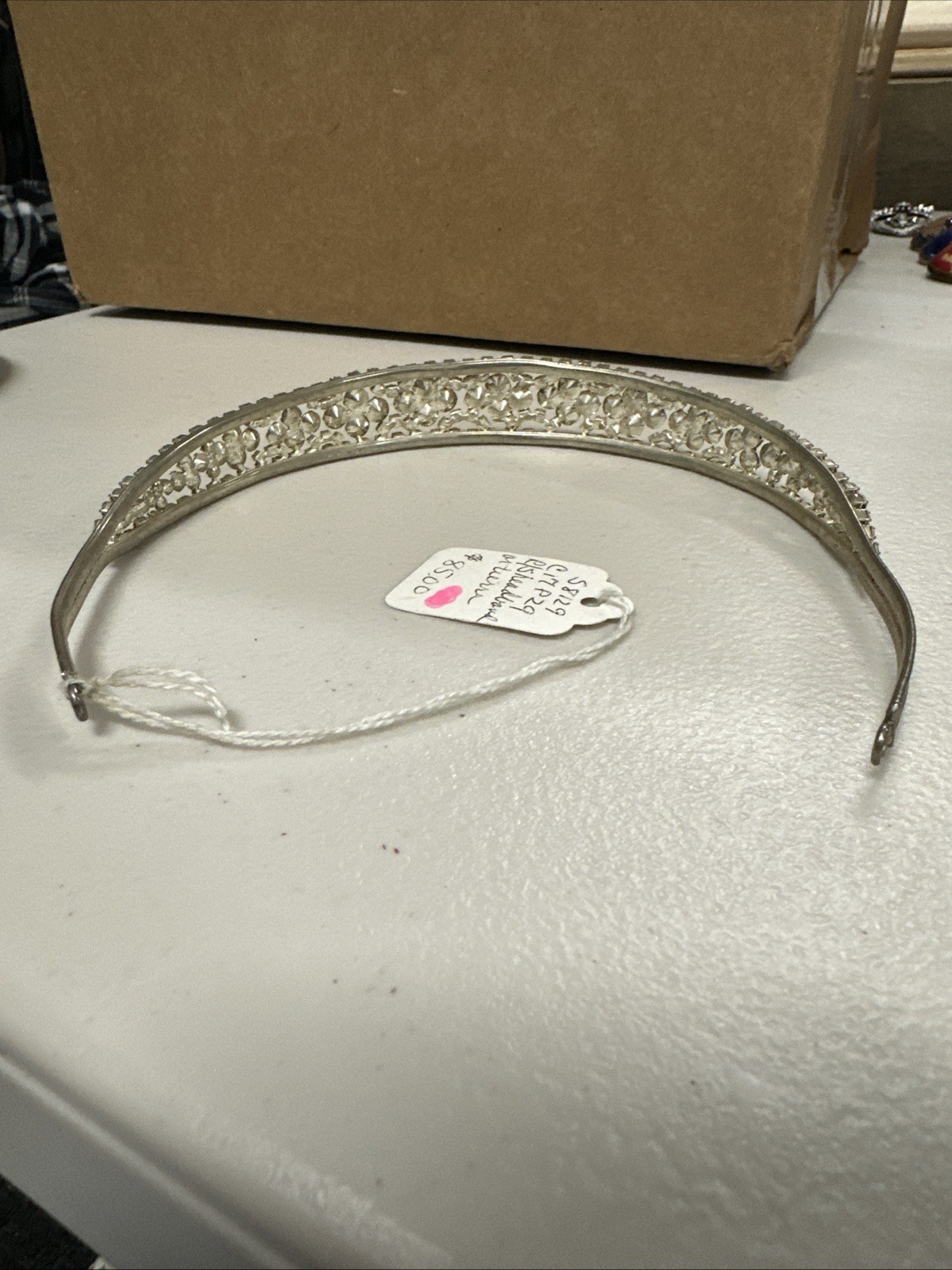 Auction Lot #2 : Rhinestone Headbands and Brooch +