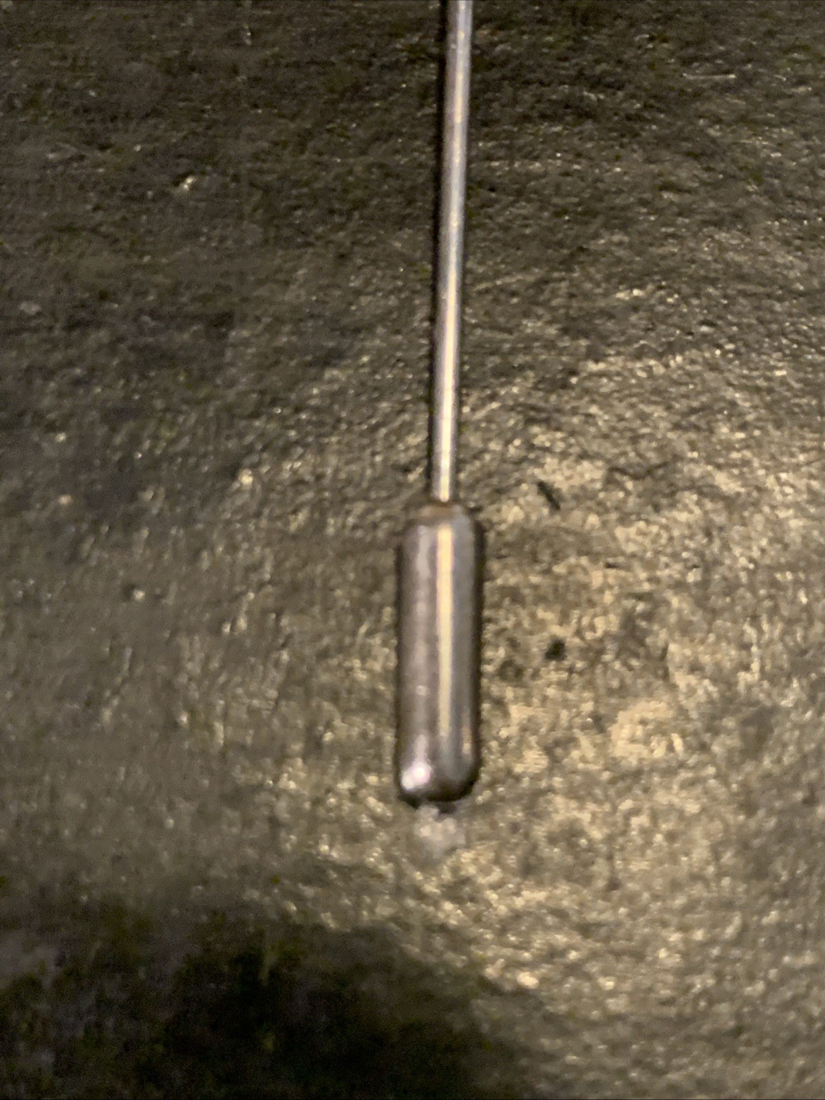 Vintage Scottish Thistle Silver Tone Stick Pin. Approximately 2 Inches Long.