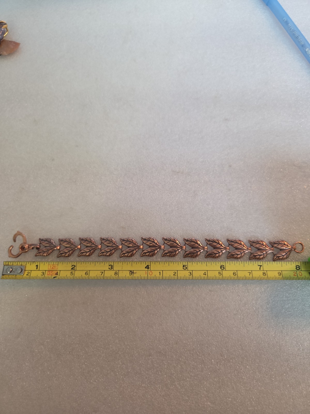 Copper Leaf Wreath Bracelet