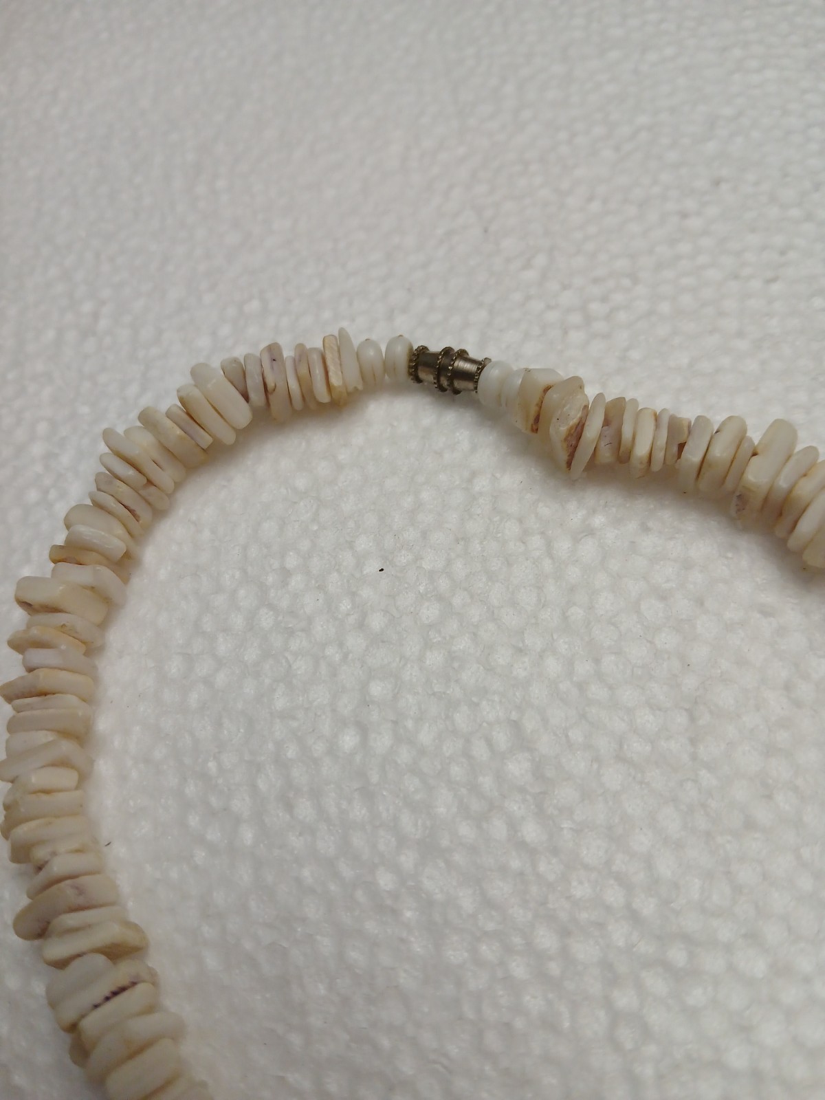 Puka Shell Chips Necklace 3 Pc Statement Necklace, Wrist & Ankle Bracelets