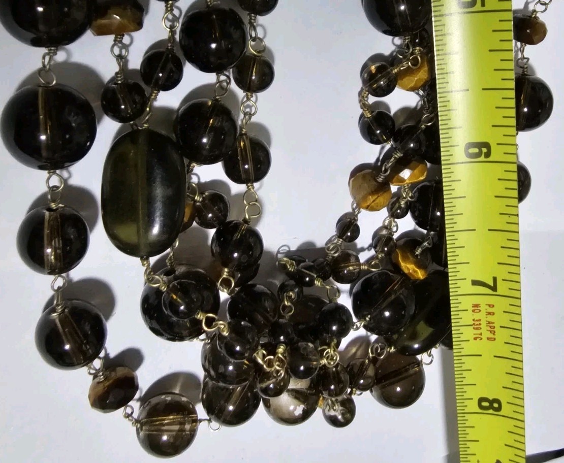 Japan Austria West Germany Glass Plastic Beaded Huge Lot Necklace Earrings