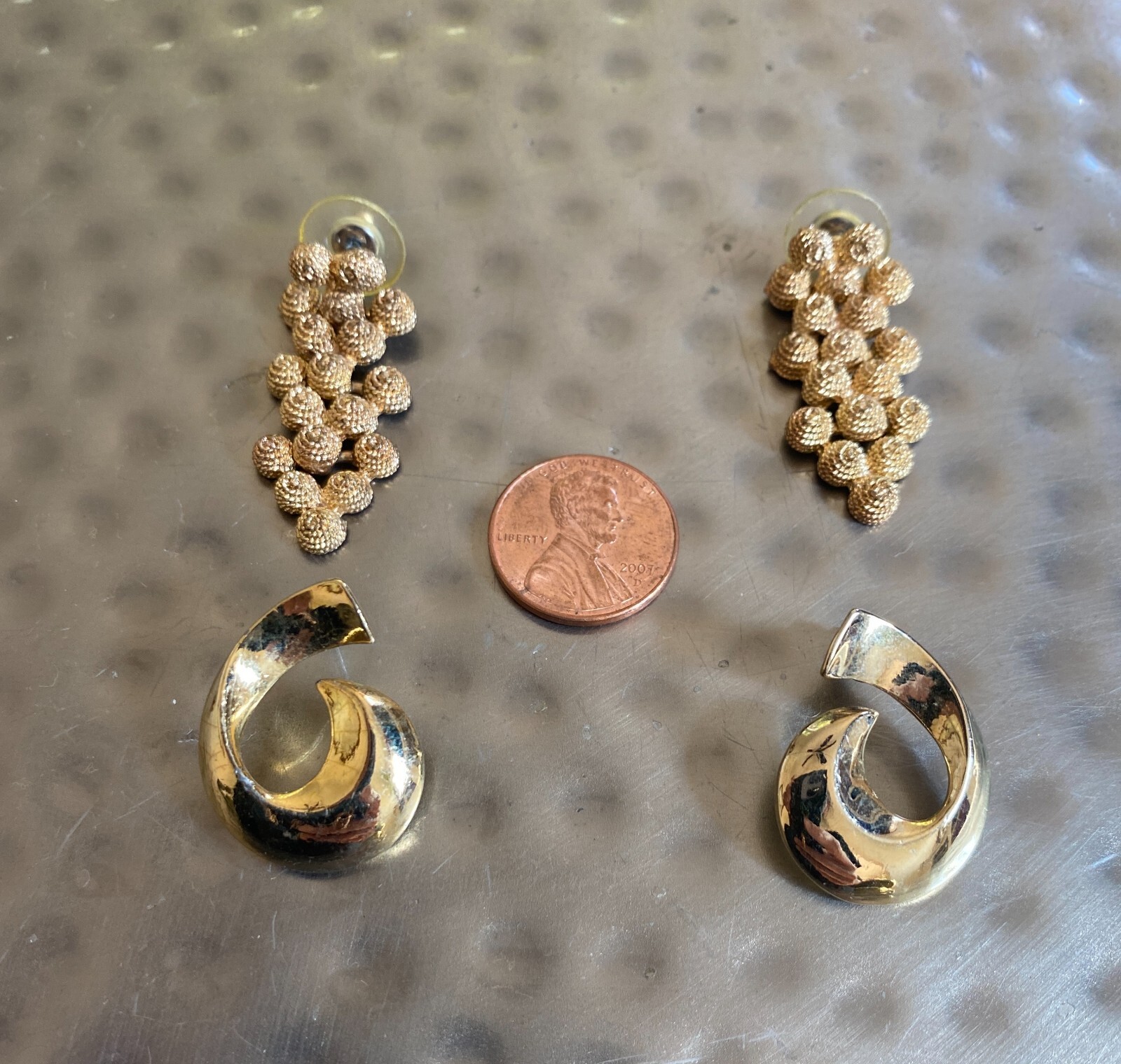 Collection of 60’s, 70’s & 80’s Collectible Vintage Earrings (Trifari, Lucite)