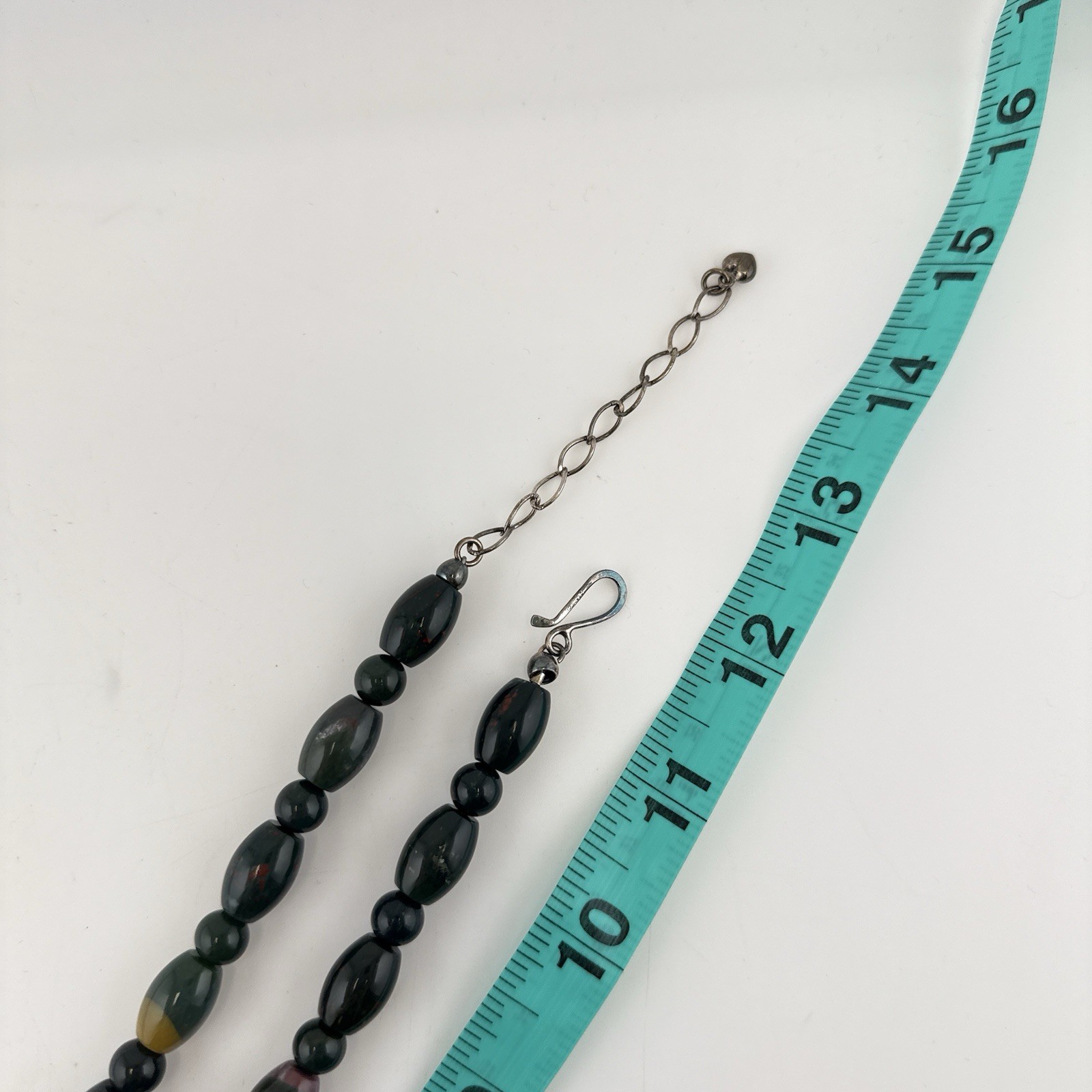 Jay King Necklace Earrings Set Lot Green Blue Beaded Sterling Silver Faceted DTR