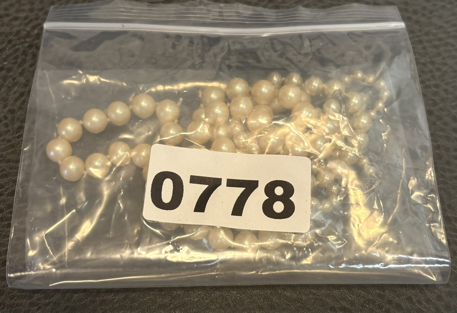 Vintage Lot Of 2 Sterling Silver Clasps Faux Pearls Hand Knotted Necklaces Layer