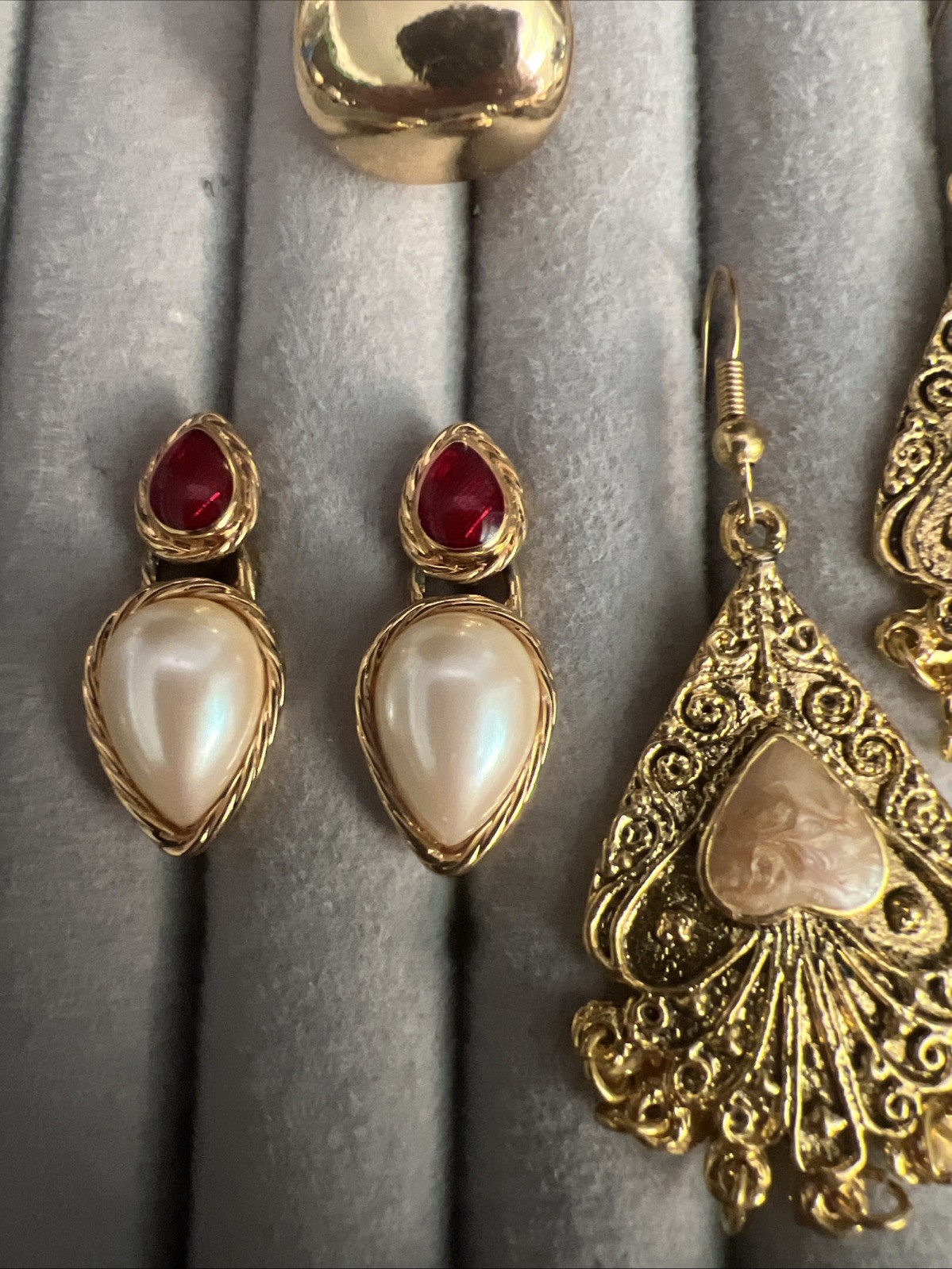 Vintage Earrings lot Monet Avon More 9 pairs
