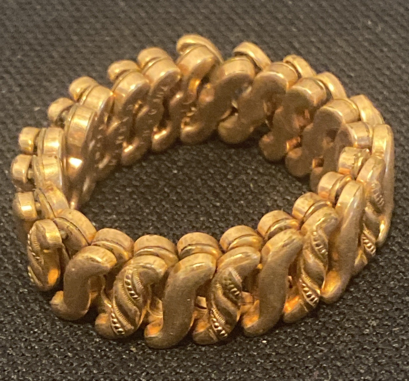 DFB Co Carmen Womens Sweetheart Expansion Bracelet Gold Filled For Small Wrist.