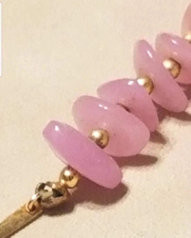 Hobe Necklaces,3 Original Tag, Gemstones, Amethyst 15″, Quartz, 17″ Pink, Green