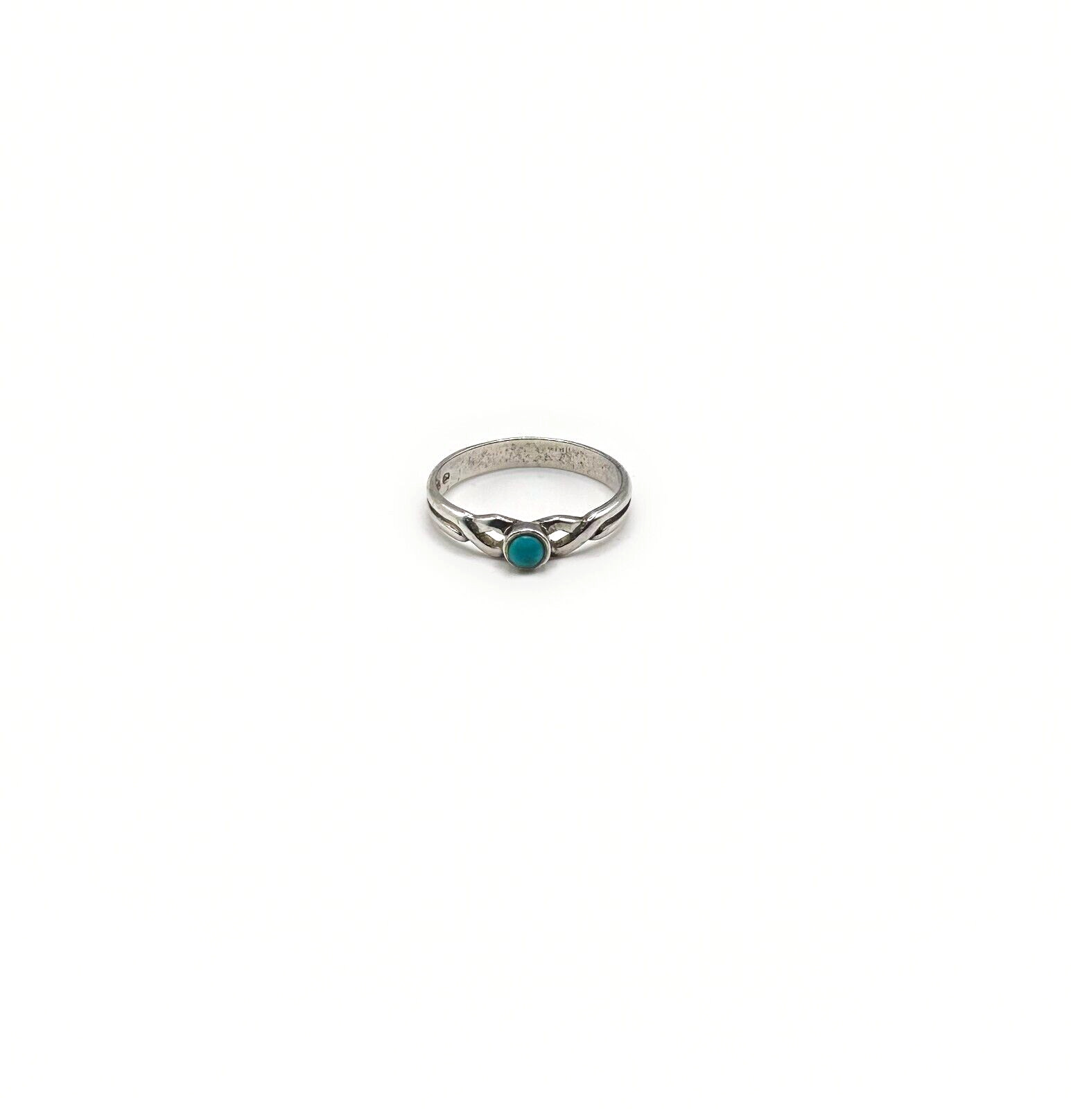 Vintage Sterling Silver 925 Ring w/ Possible Turquoise Center Stone, Size 7