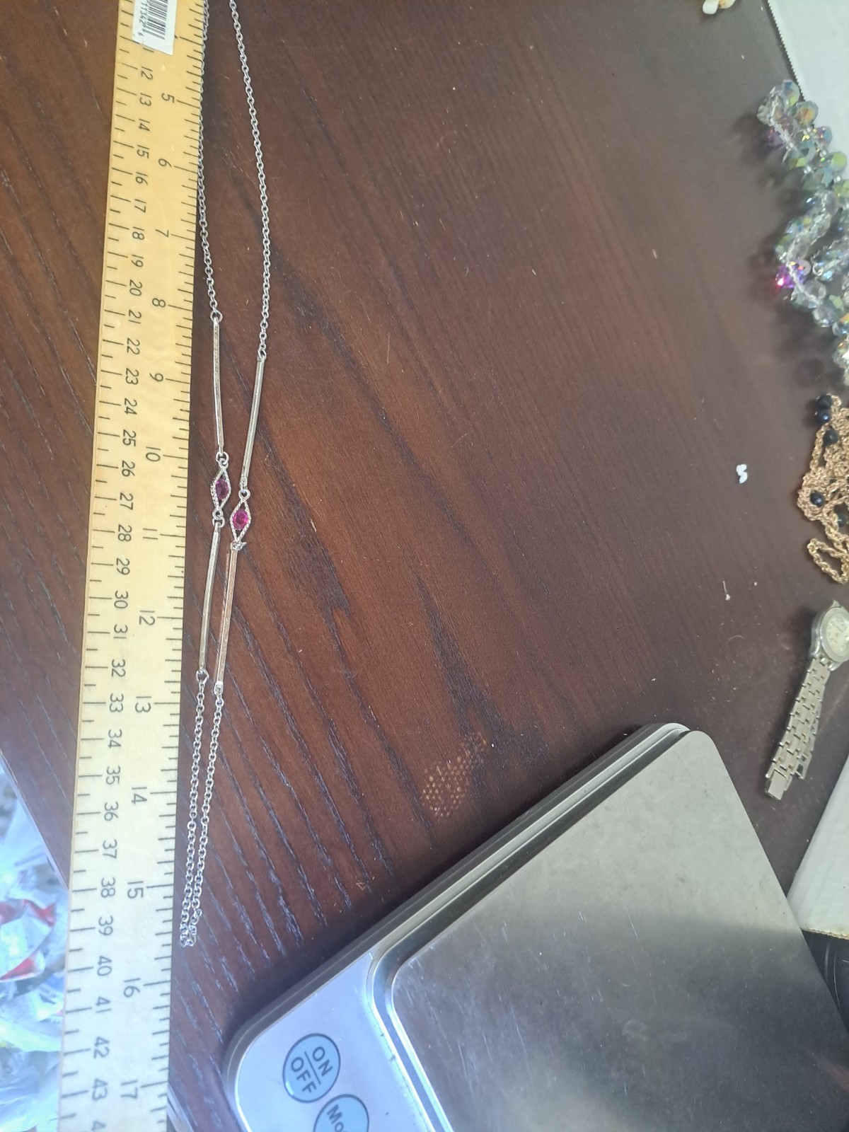 1978 Sarah Coventry Serenade Flapper Style Long Silvertone Necklace