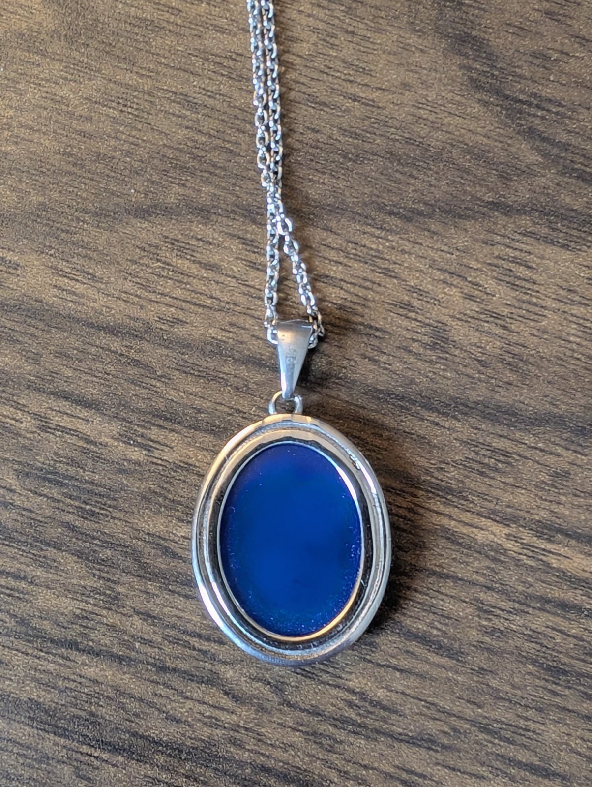 Guardian Angel Pendant Necklace, Size 18 in