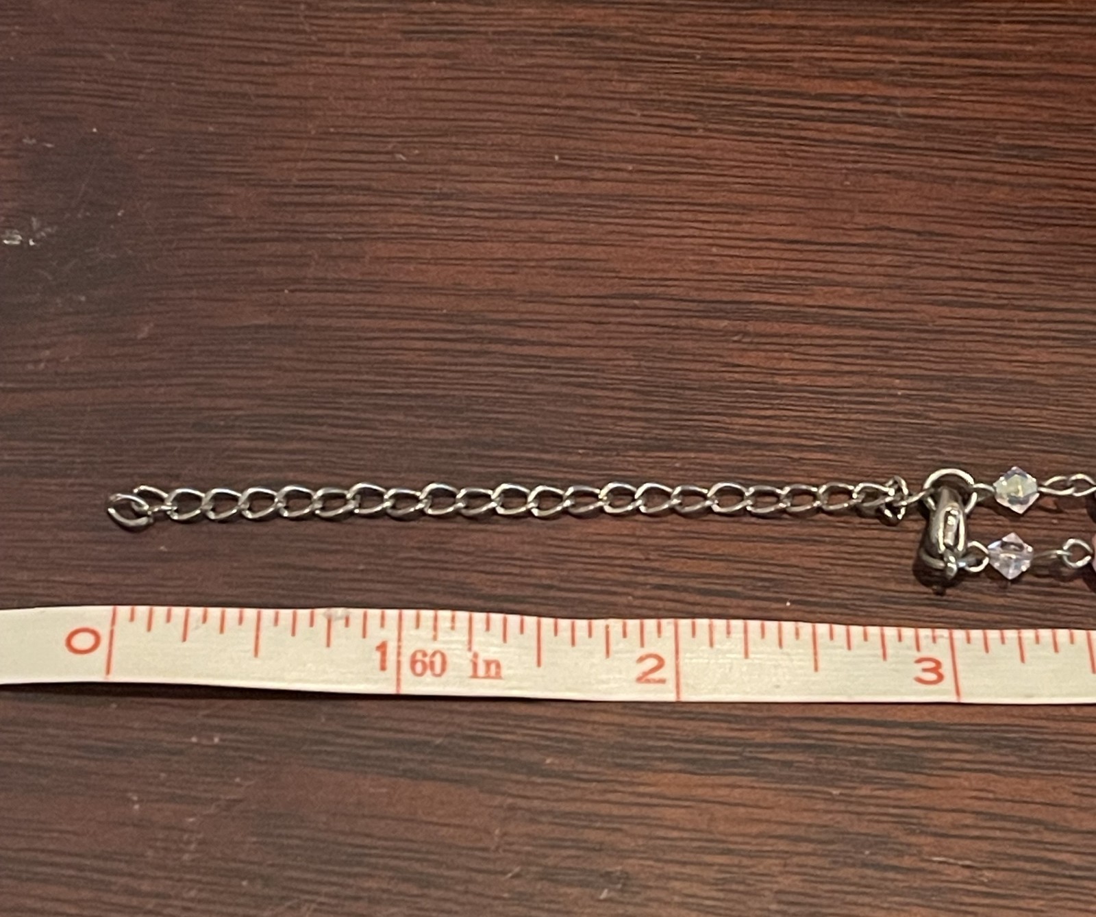 Vtg Choker Necklace With CARVED ROSE QUARTZ Pendant Faceted Black and AB Beads
