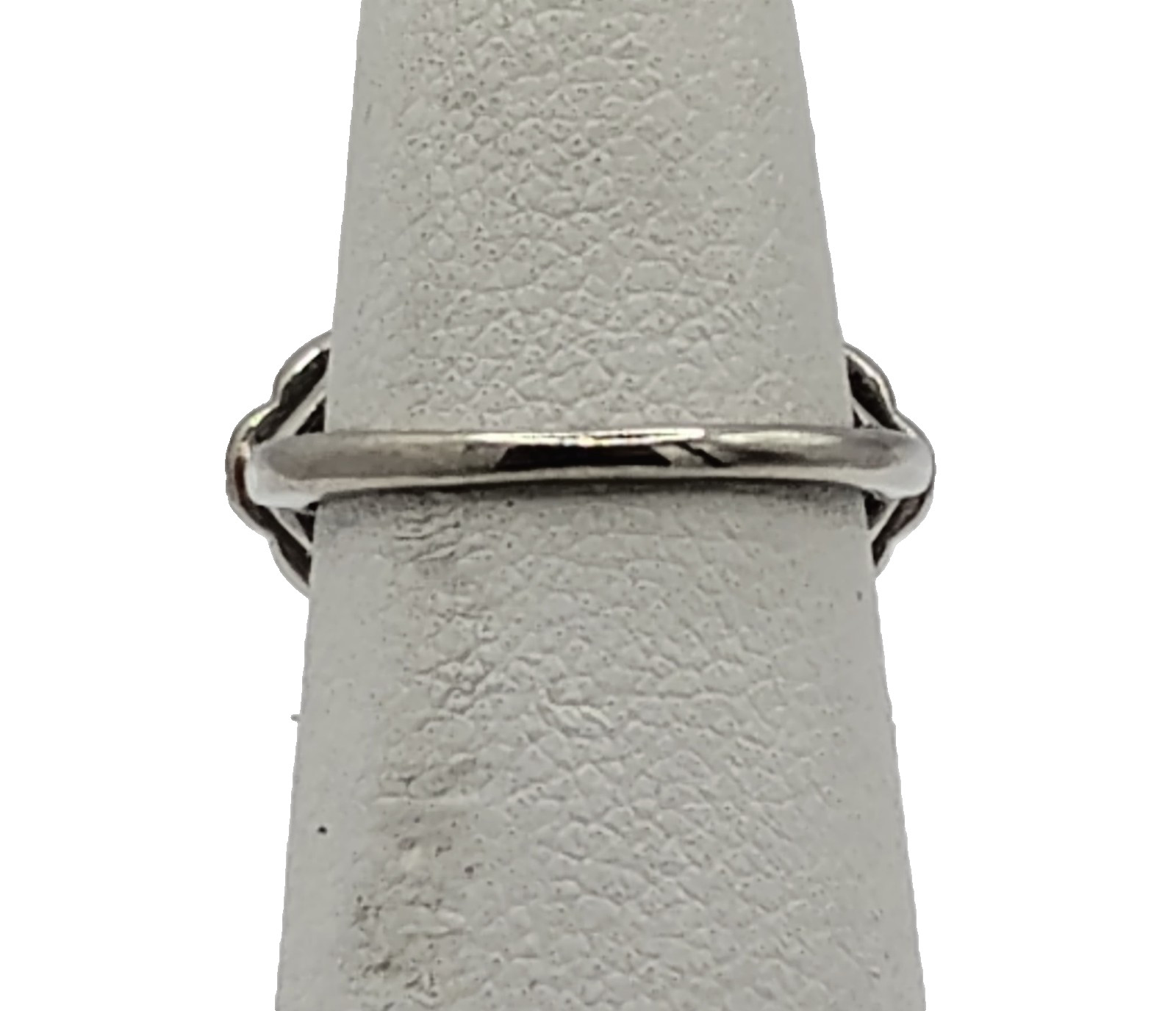 $7,500 1.00ctw ANTIQUE 3-STONE HALO WOMANS 14K WHITE GOLD THREE ROW DIAMOND RING