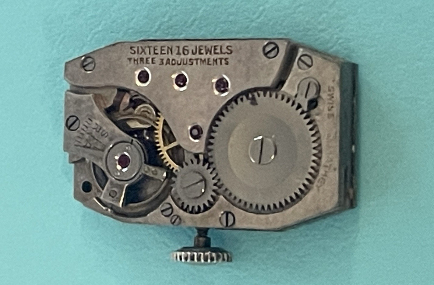 Antique VOGUE Swiss Ladies Watch Movement 16j Runs 25mm x 15mm 3 Adj 🌺🌺