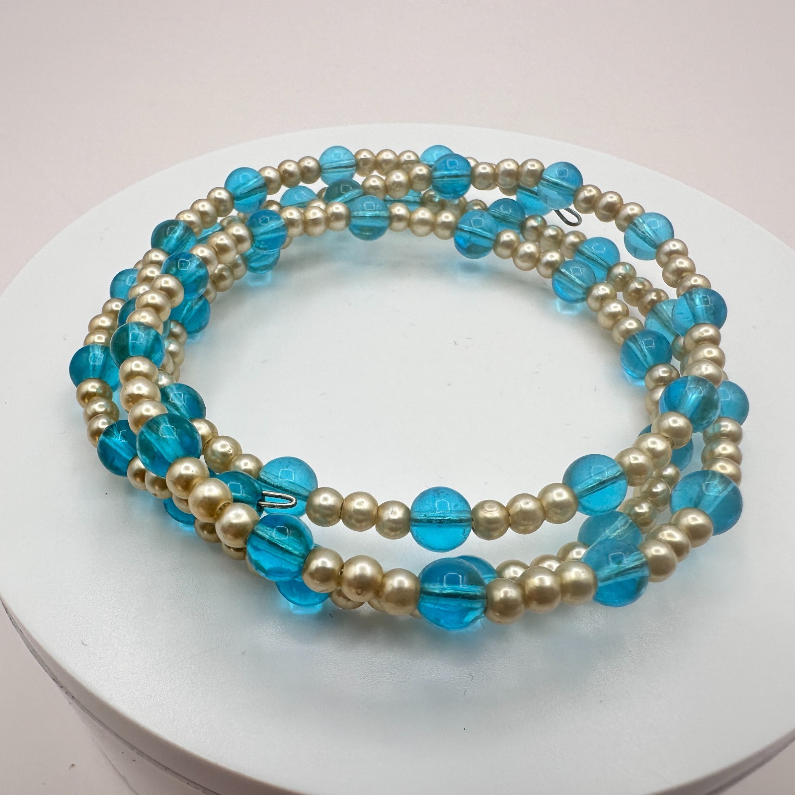 Vintage Y2K Multi Strand Wrap Beaded Bracelet Retro Women’s Classic Jewelry