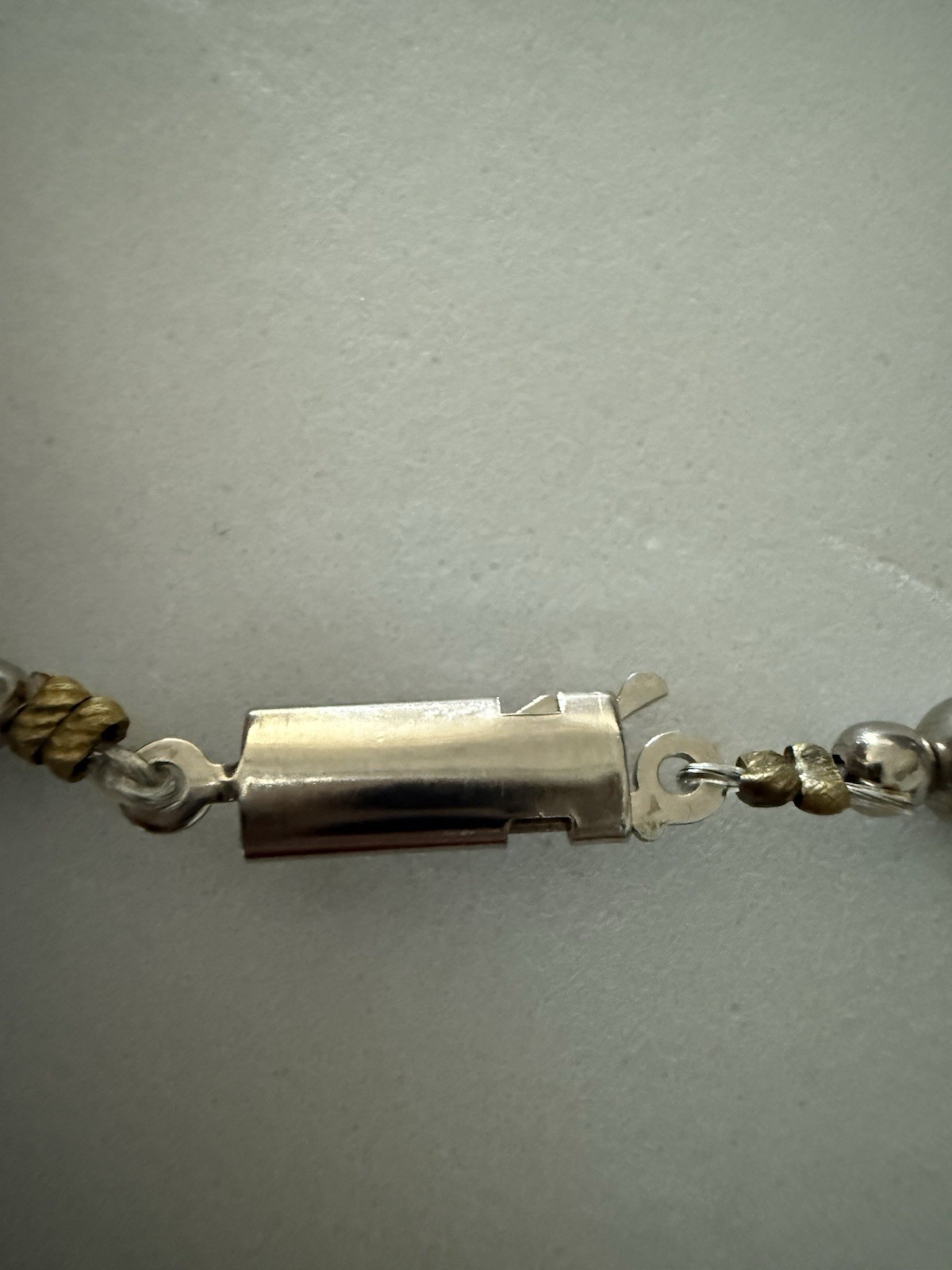 MCM Vintage Silver Tone Graduated Metal Bead Necklace Unsigned 24 Inches Unknown
