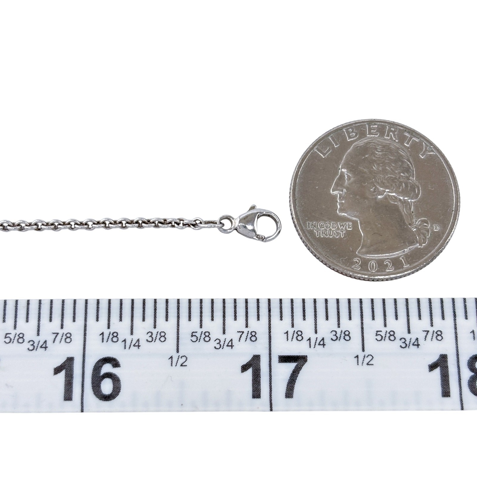 Retired James Avery Sterling Silver 925 Madeira Station Necklace 15″-16″-17″