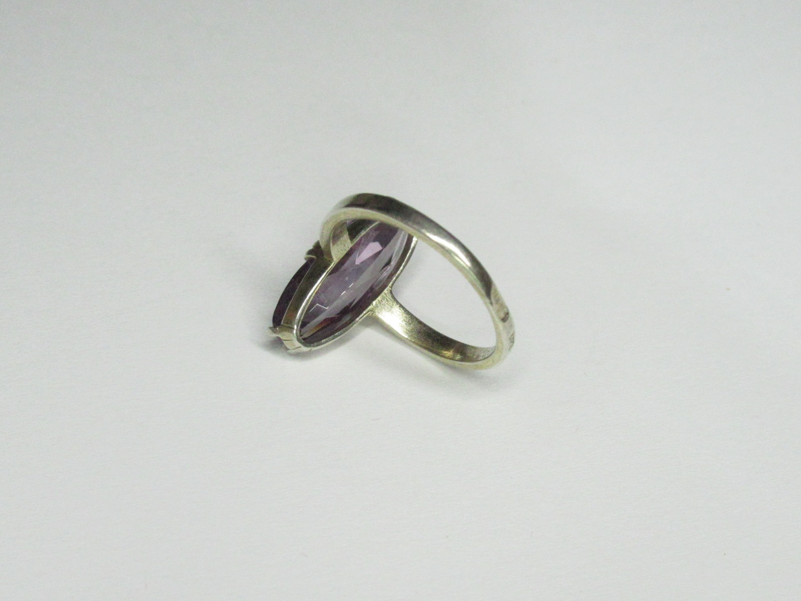 Vintage USSR sterling silver ring 875 star, alexandrite, 3,03 gr, ring size 6.