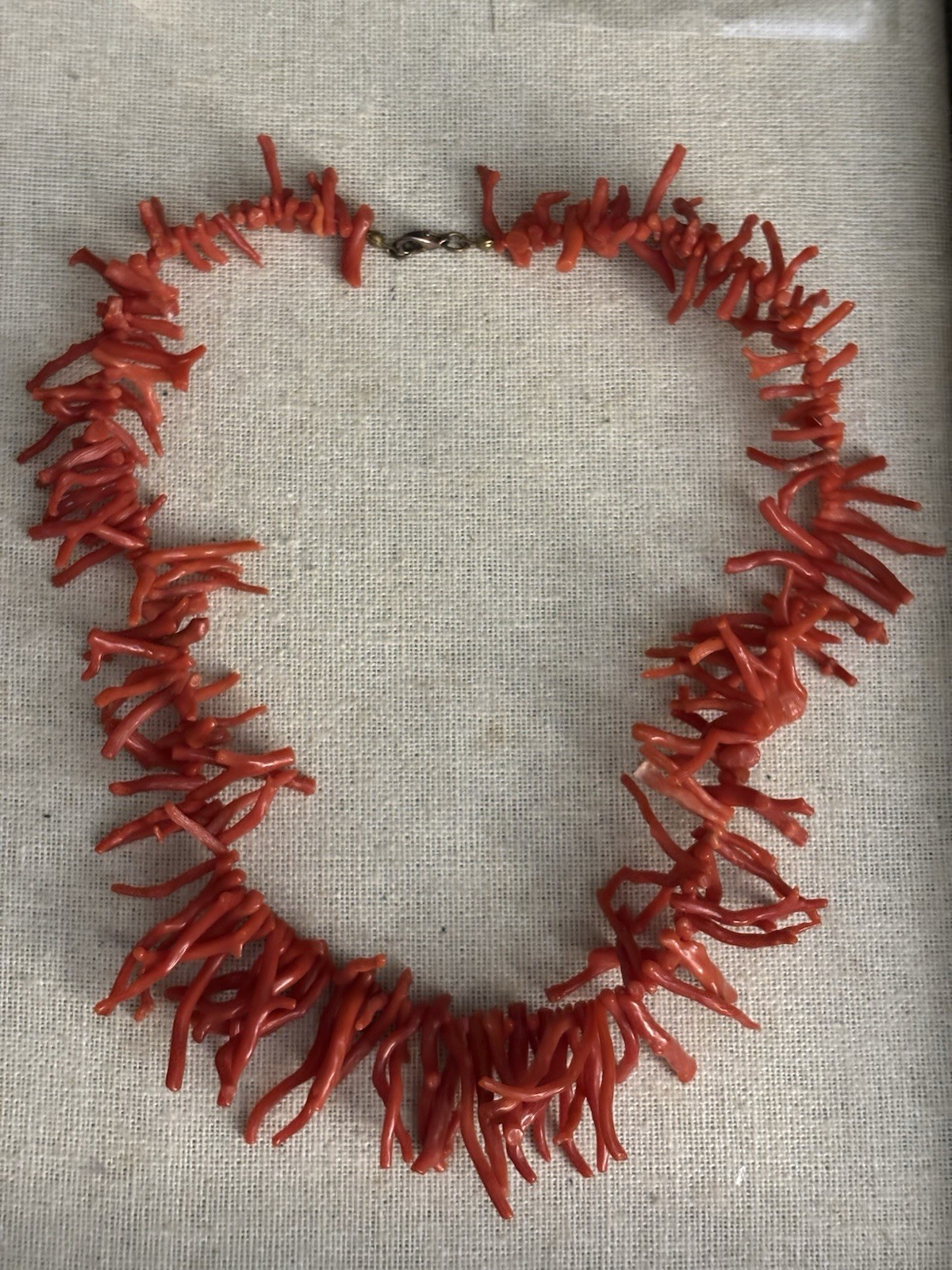Genuine Tested Red Coral Branch Necklace – 18” – Large Coral Branch Necklace