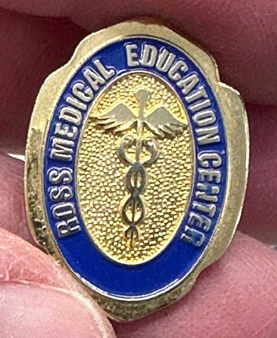 Ross Medical Education Center Vintage Tack Pin T-6788