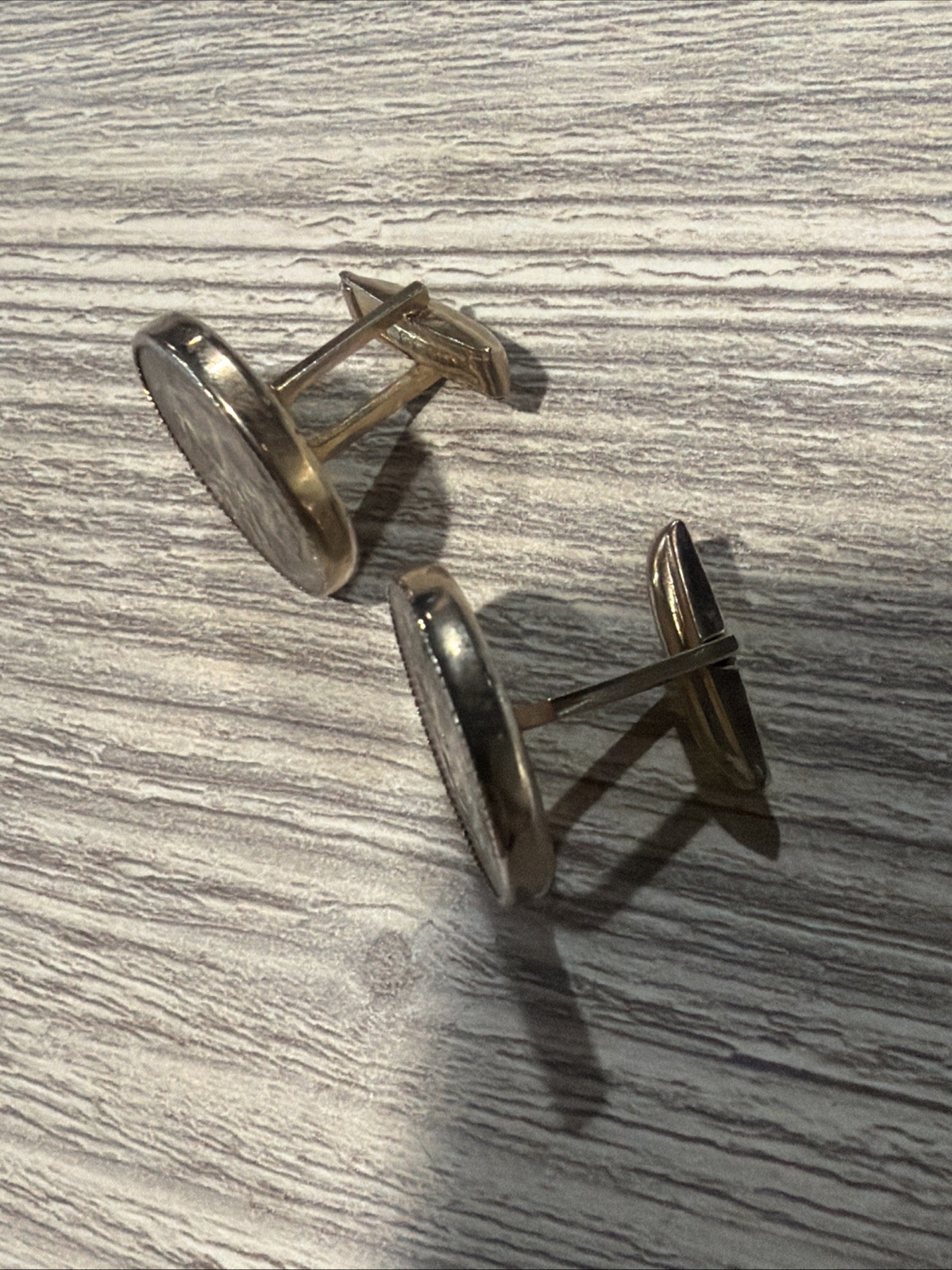 1913 Flat Ground Buffalo Nickel Cuff Links