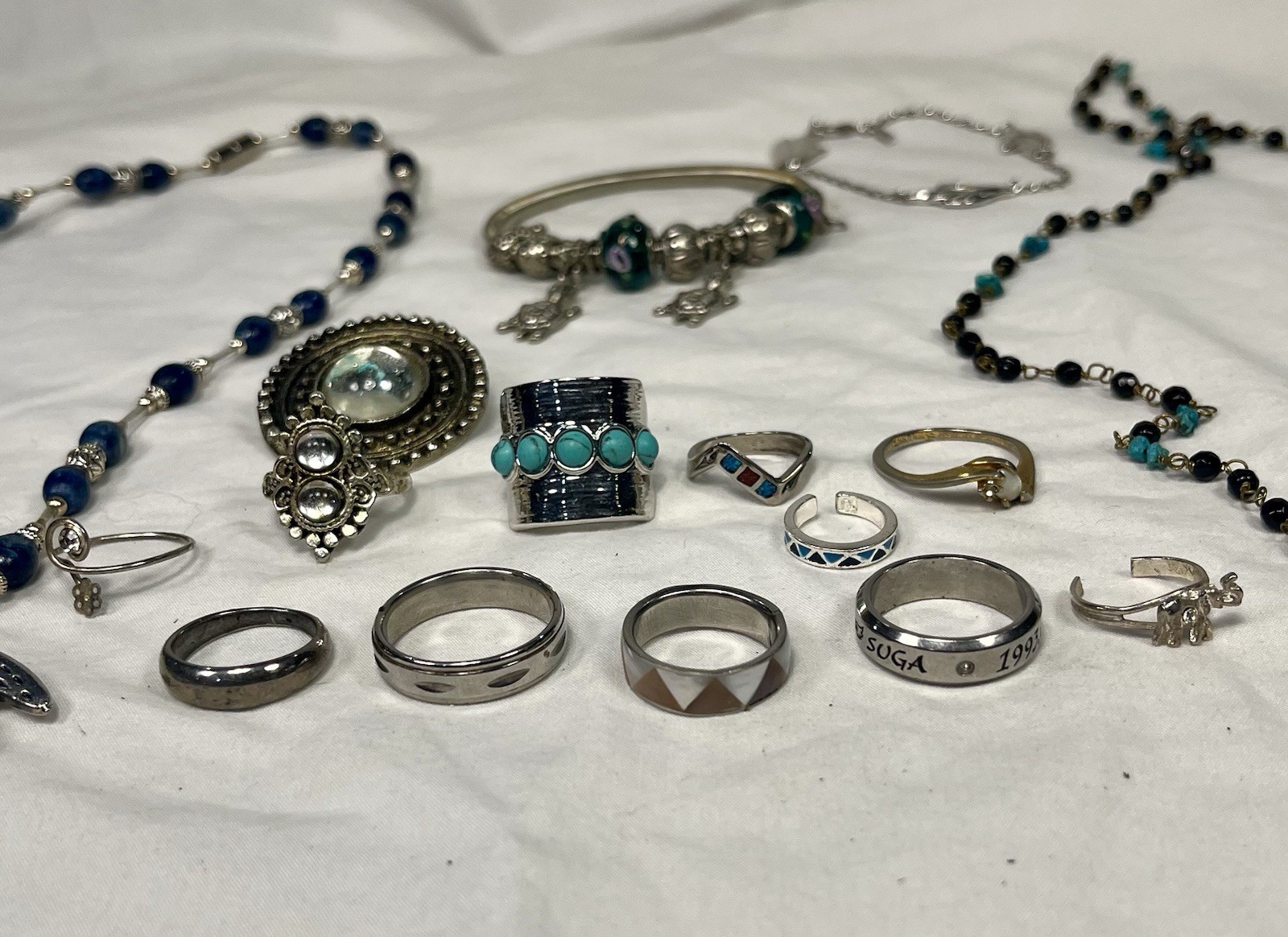 Vintage Costume Jewelry Mixed Loose Lot (Monet, Lia Sophia, etc.)