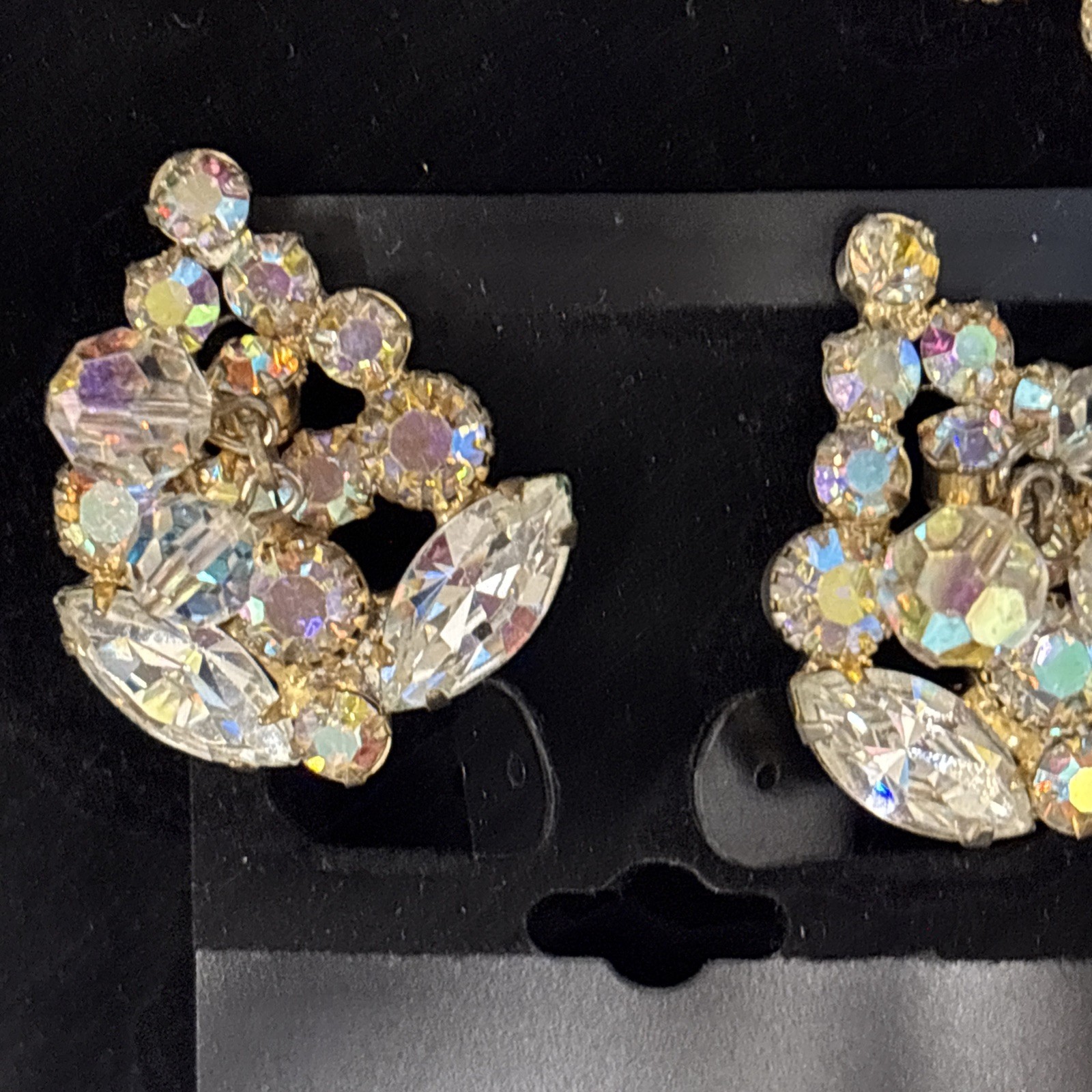 DeLizza & Elster Juliana Jewelry Set Brooch Earrings Verified 1950s Horseshoe