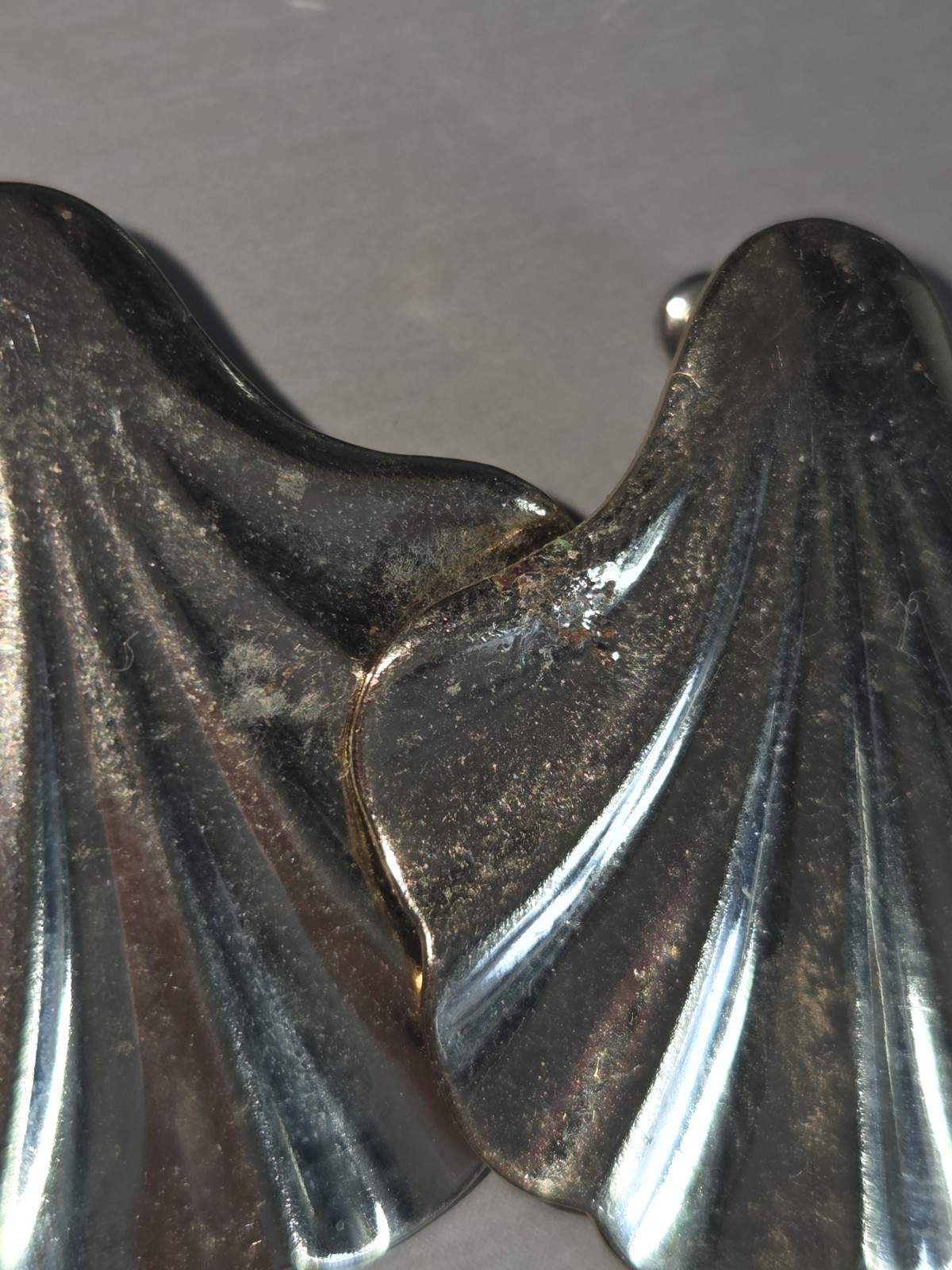 Lot Of 3 Vintage Metal Shell Shaped Post Earrings For Pierced Ears
