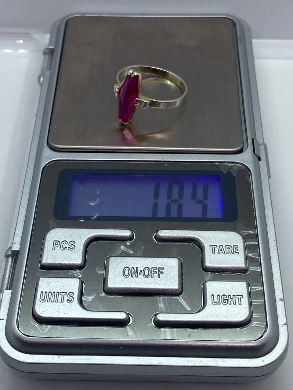 Ring Silver 875 Size 8 . Weight 1.84 g. Soviet Vintage Jewelry USSR