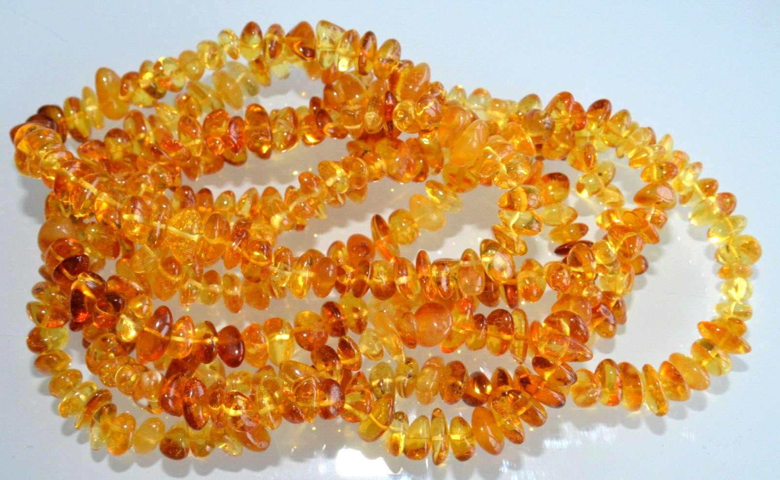 ✅135 cm=46gr RUSSIAN SOVIET BALTIC AMBER BEAD NECKLACE 琥珀 BRACELET STONE PENDANT