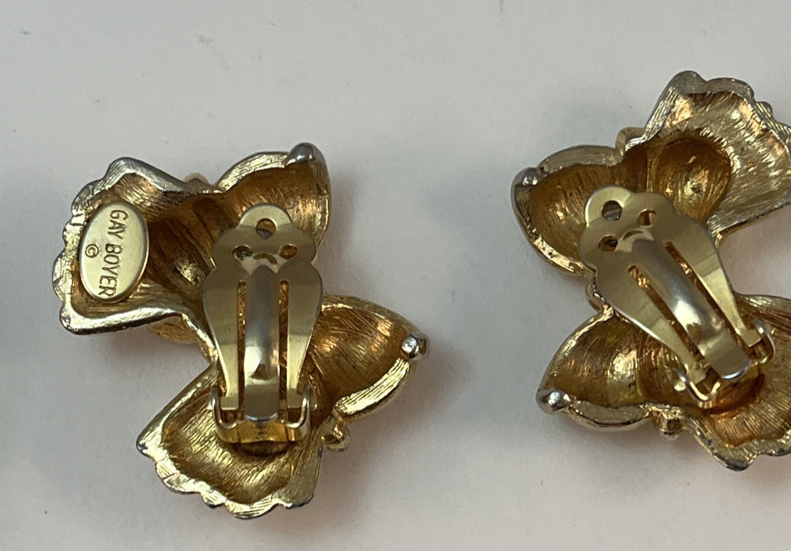 Vintage LOT of 8 Pair Clip-On Screwback Earrings Weiss Gay Boyer Napier Lazuli
