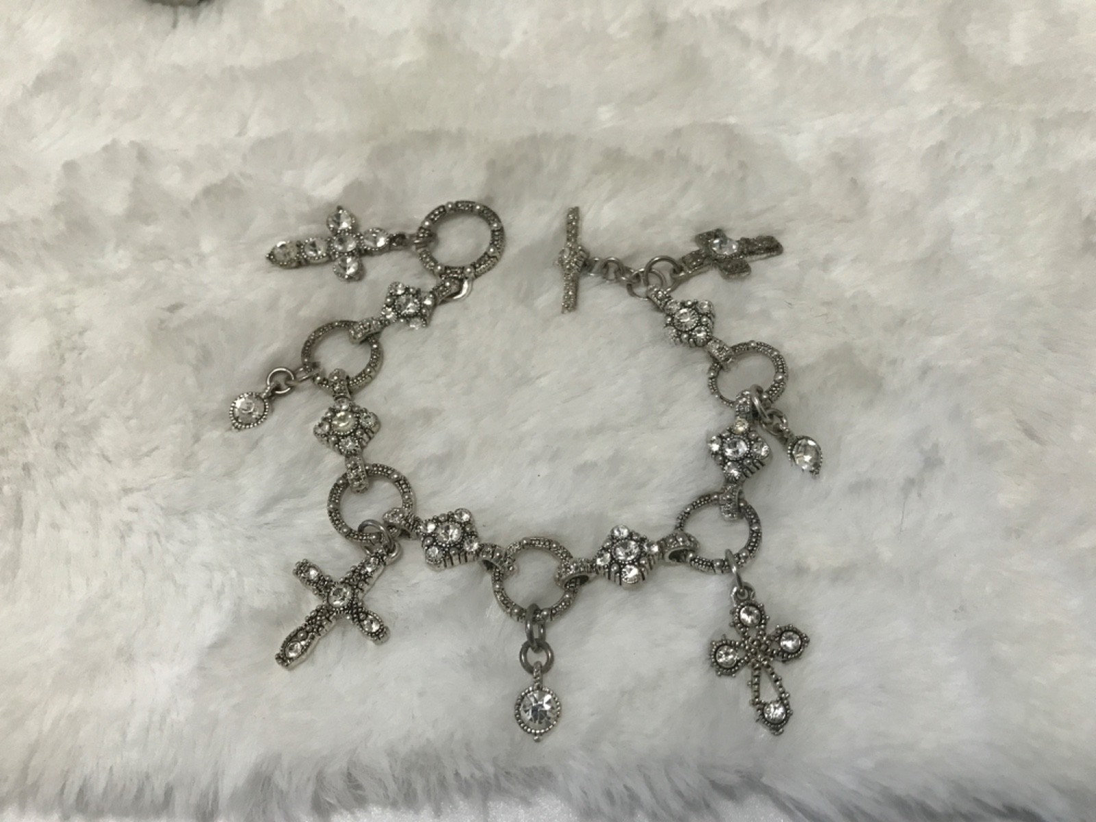 Vintage Lot Wearable Rhinestone Jewelry Belt Necklace Earrings Pin Bracelet