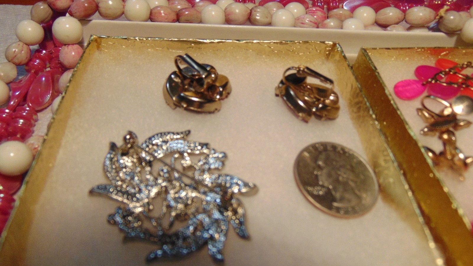 Vintage Costume Jewelry Lot, Great Condition, All Wearable, No Stones Missing