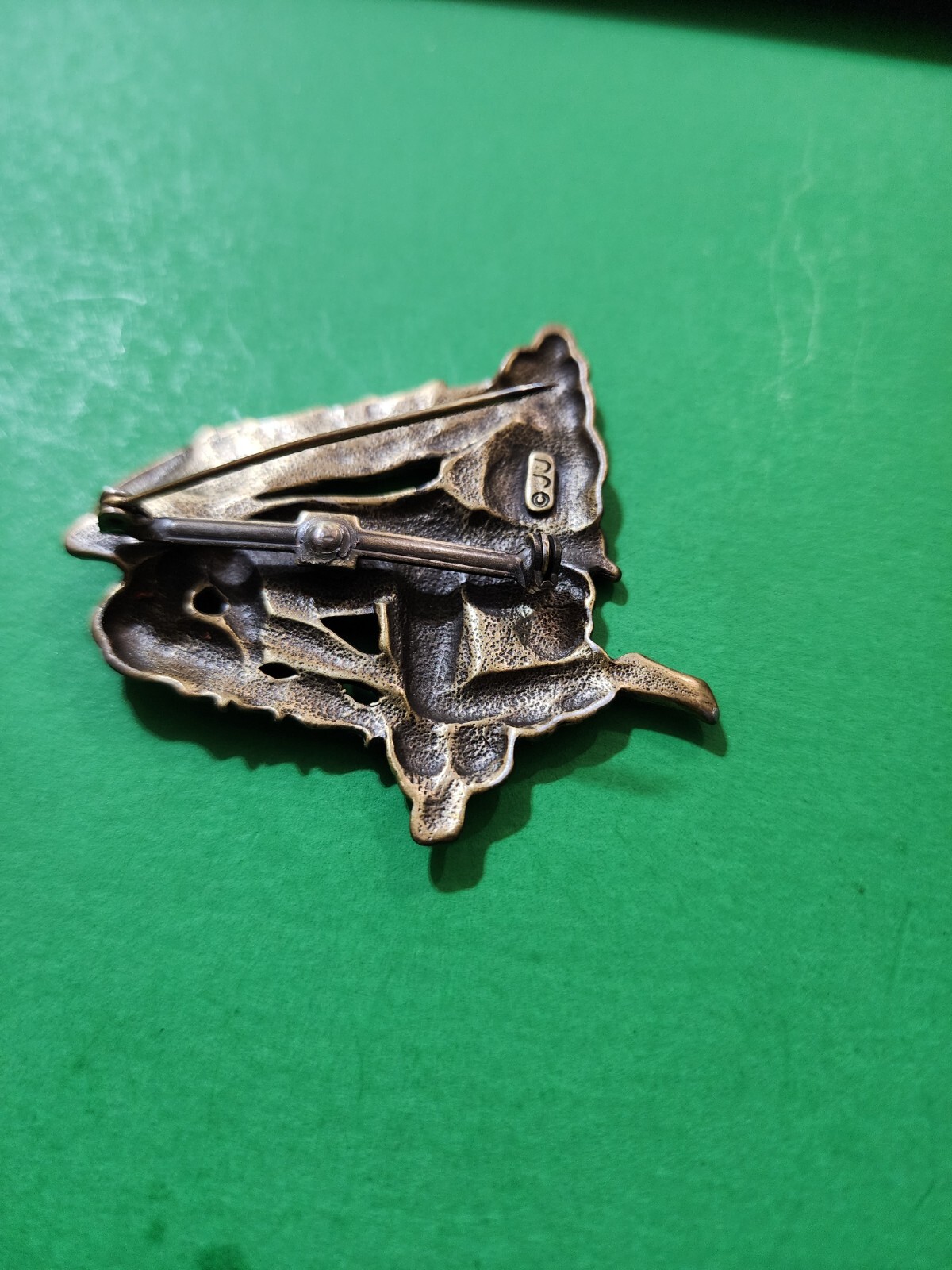 Vintage JJ Jonette Fairy Brooch Art Nouveau Style Whimsical Fantasy Pin Brooch