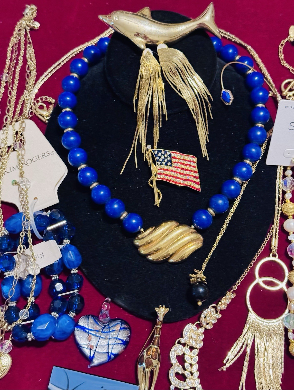 Vintage High End Costume Jewelry Trifari Jackie Kennedy BSK Emmons Gerrito Liz